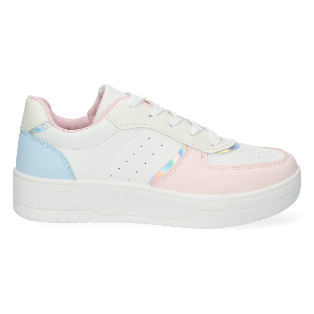 Zapatillas Rosas Planas Para Mujer