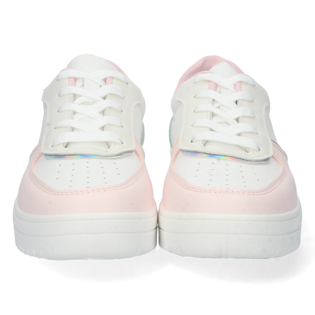 Zapatillas Rosas Planas Para Mujer