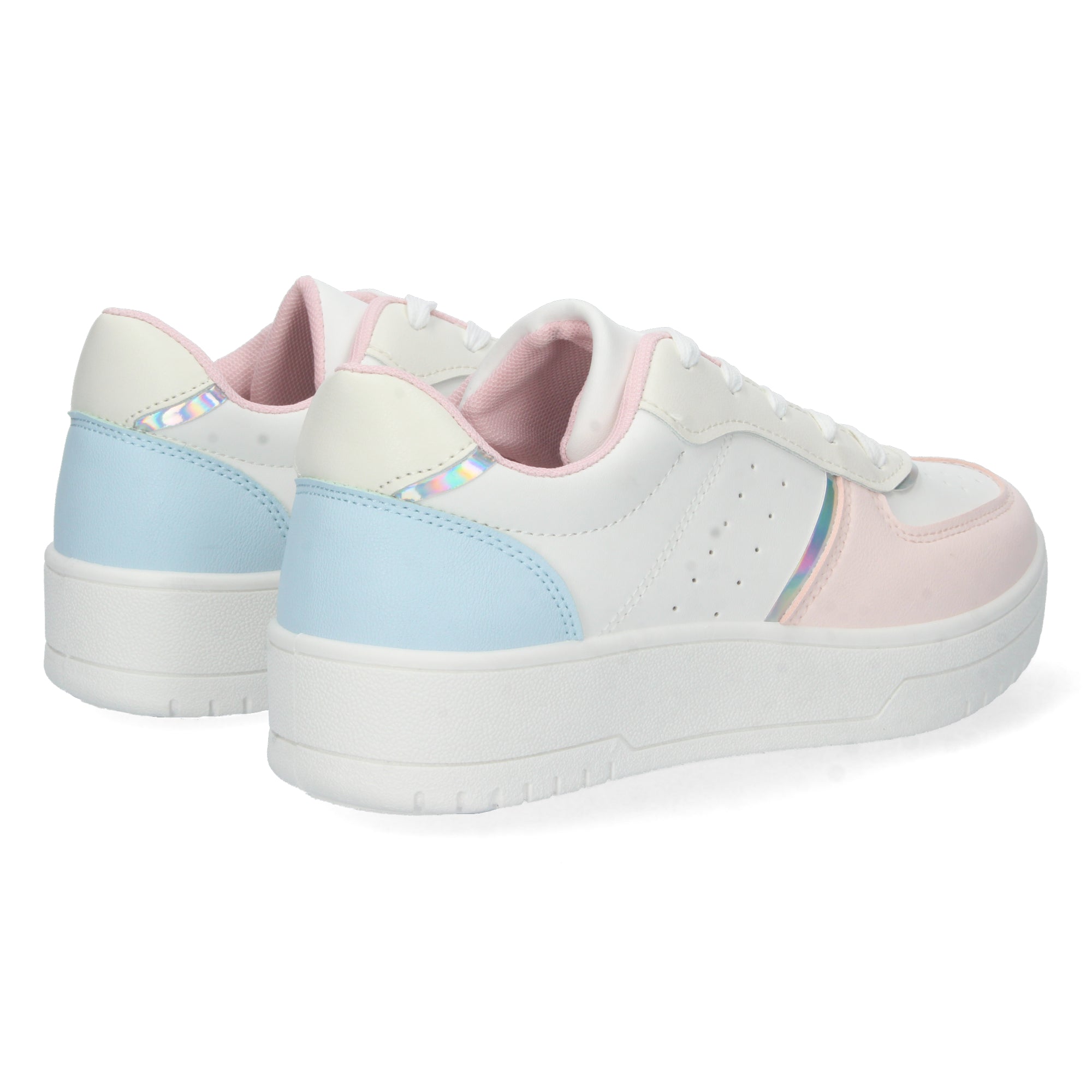 Zapatillas Rosas Planas Para Mujer