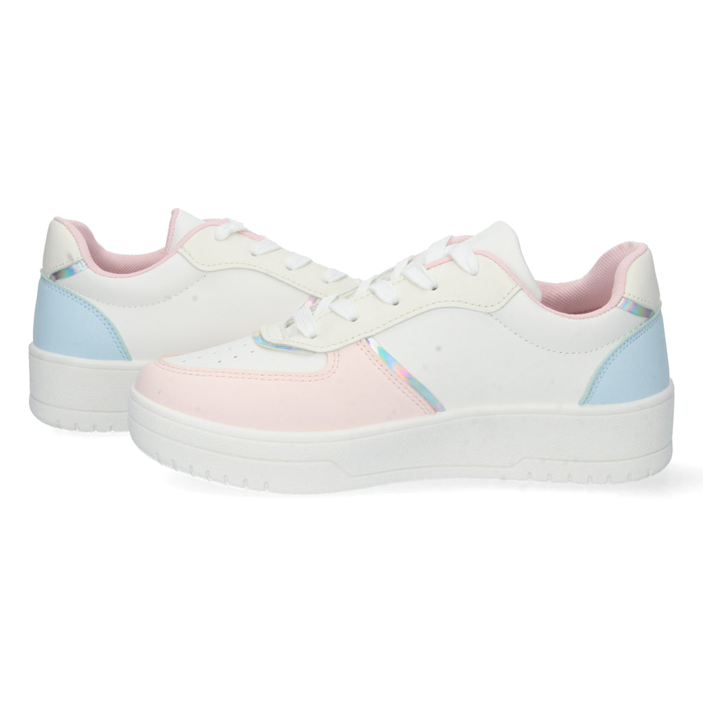 Zapatillas Rosas Planas Para Mujer