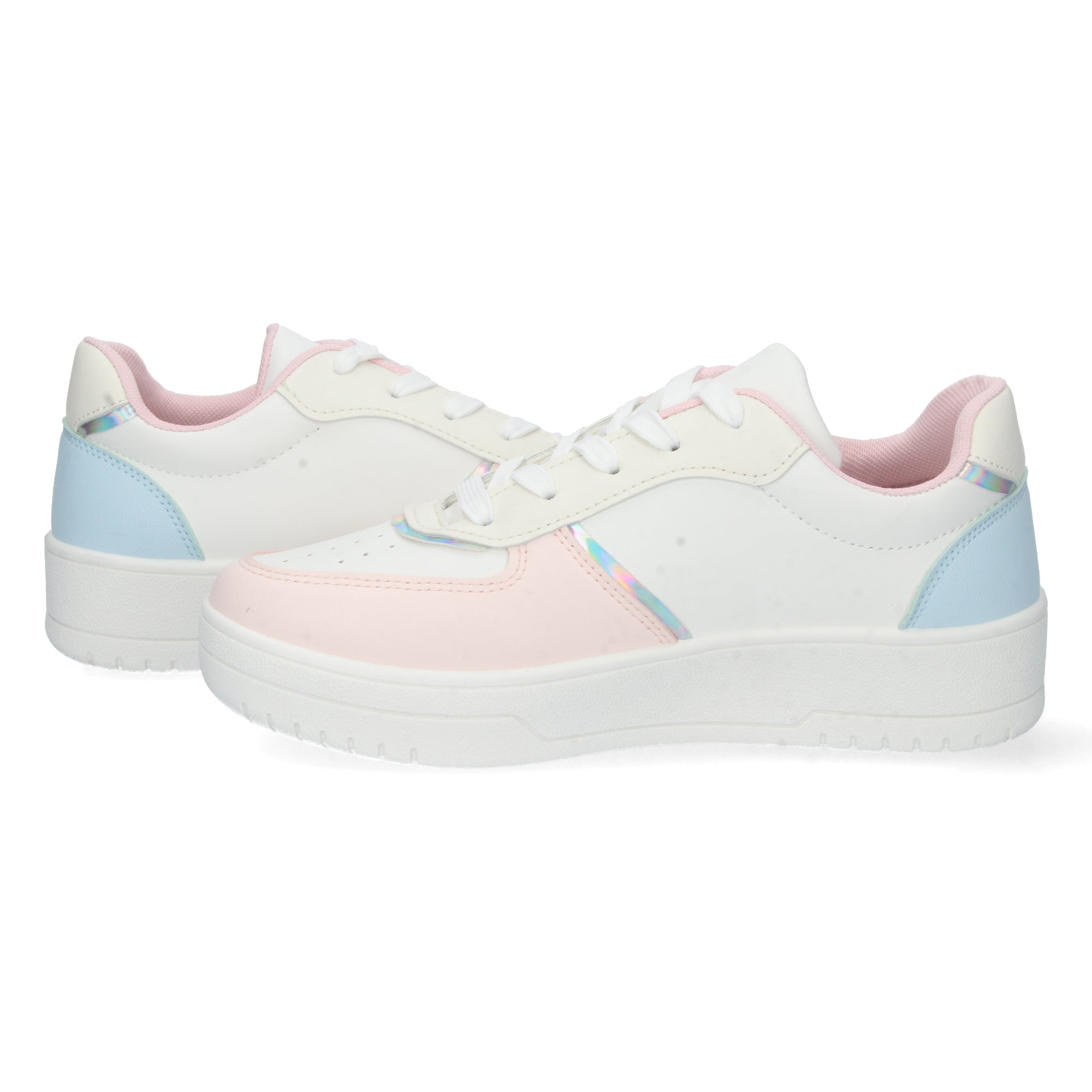 Zapatillas Rosas Planas Para Mujer