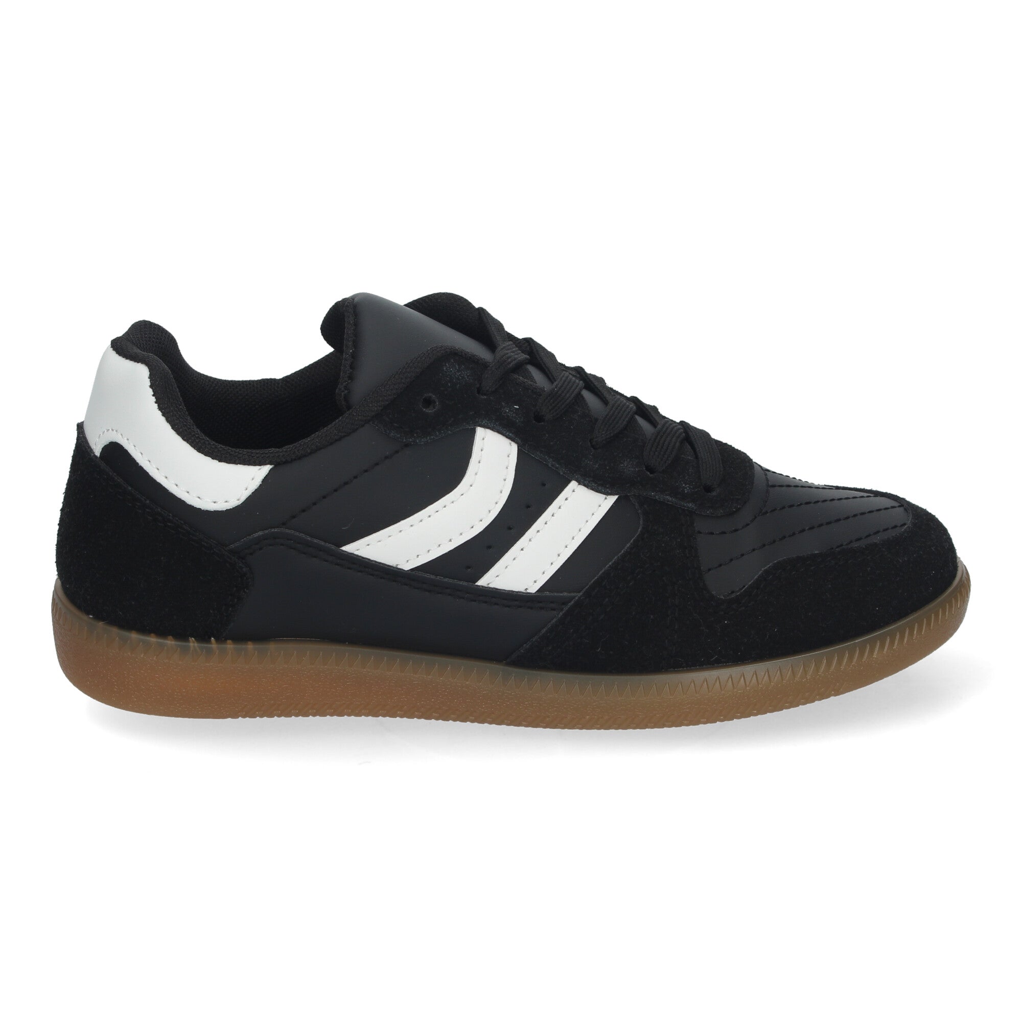 Zapatilla Comoda Negra Y Blanca Casual Elegante para Mujer