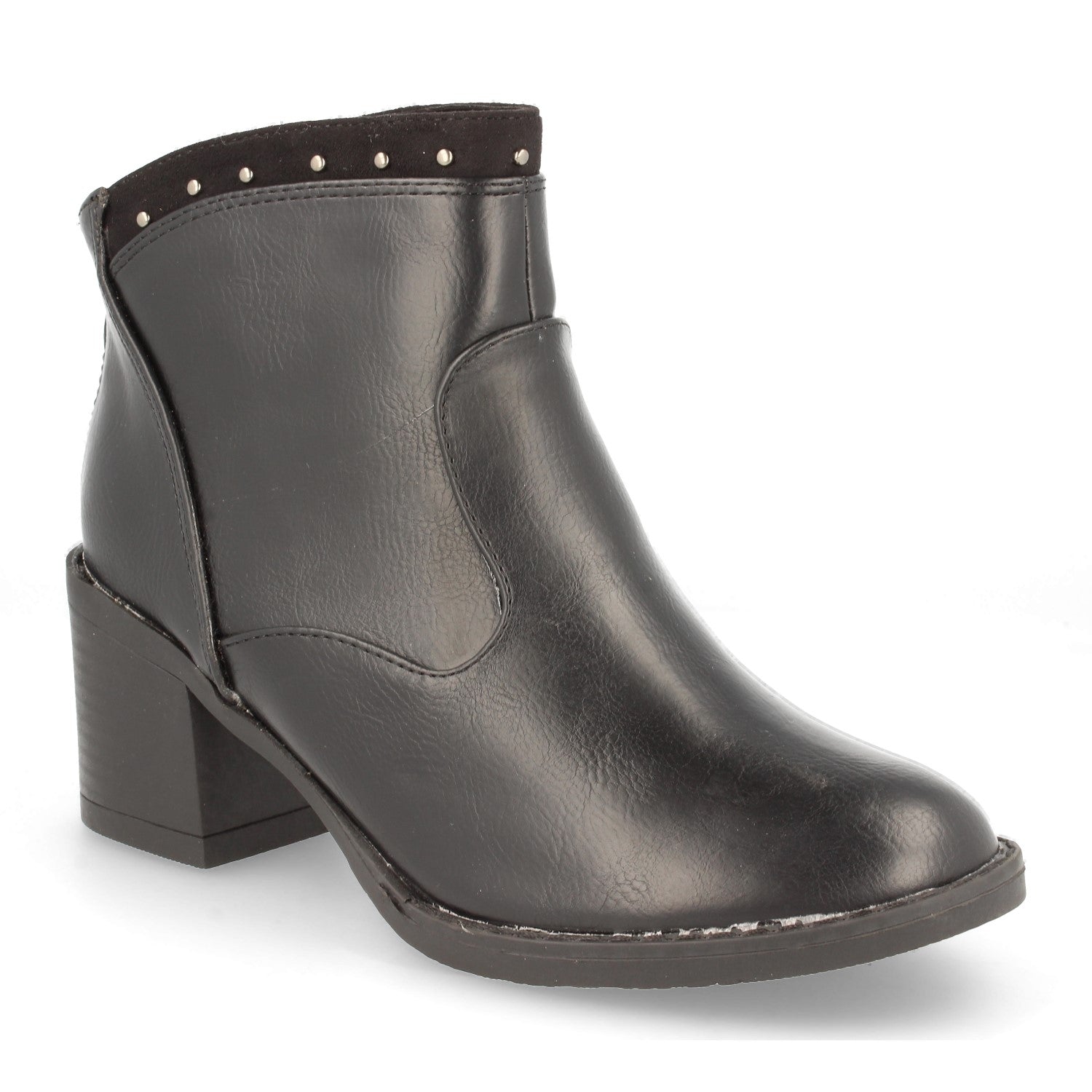 Botin Mujer Campero Con Tachuelas