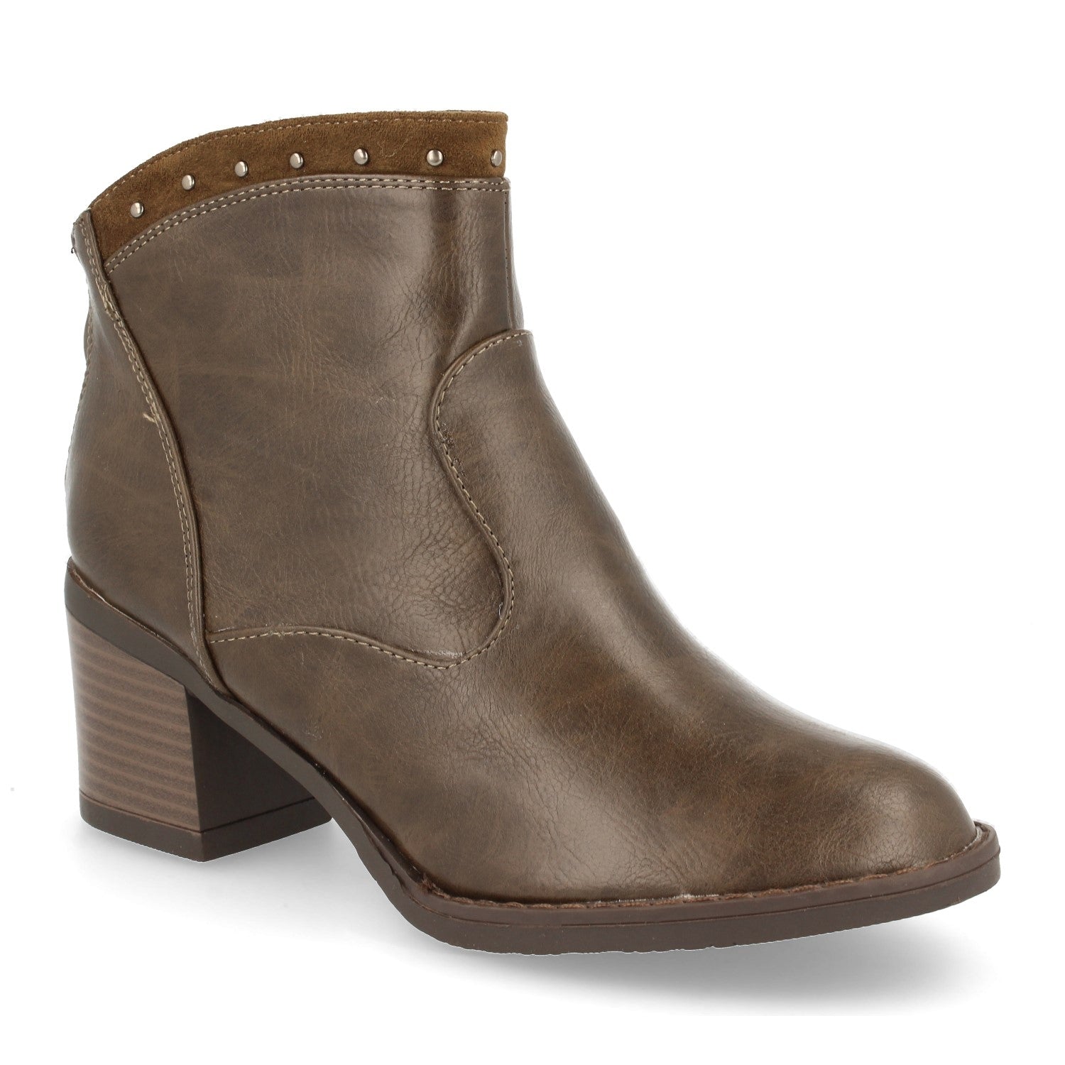 Botin Mujer Campero Con Tachuelas