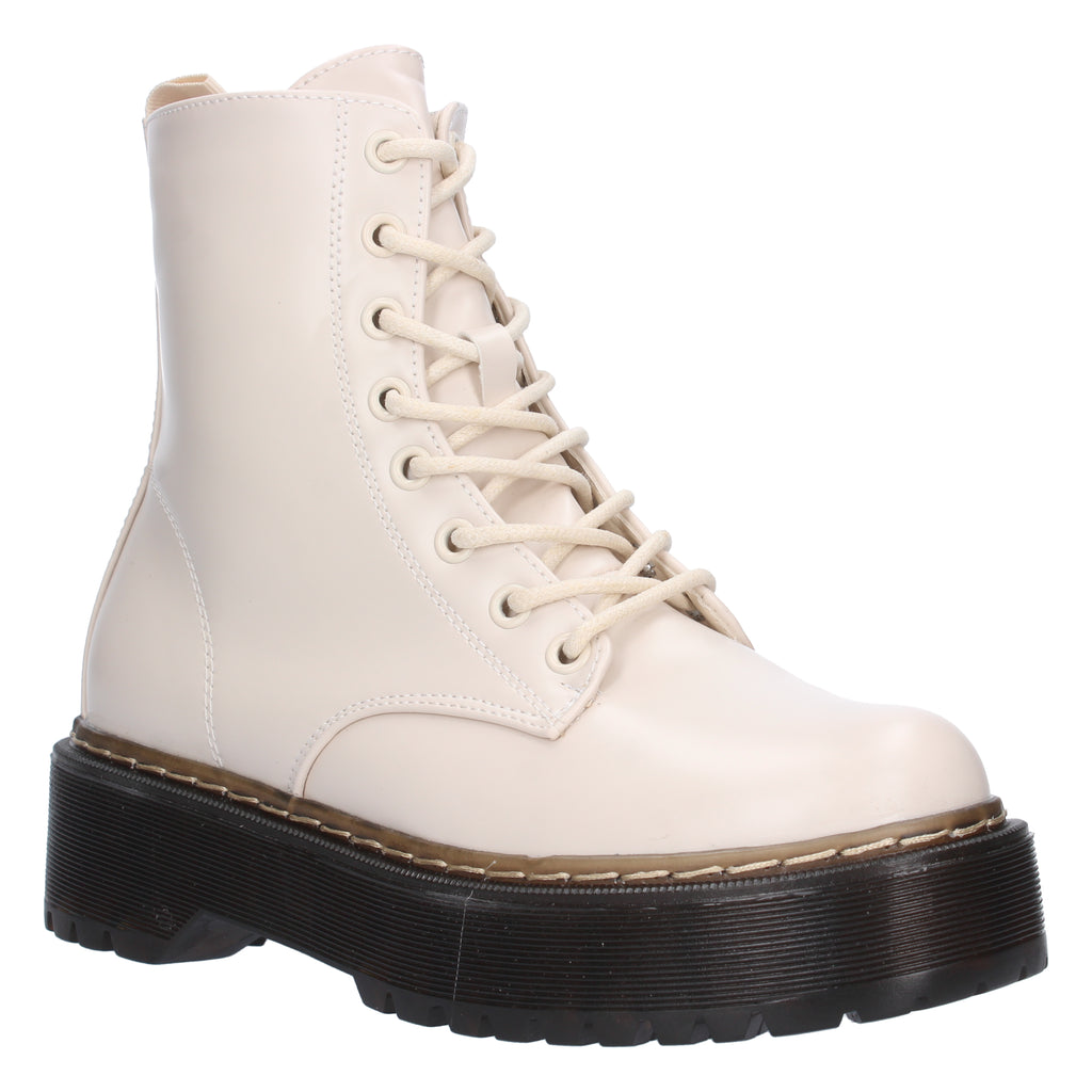 Botin de Tacon Ancho para Mujer Comodo