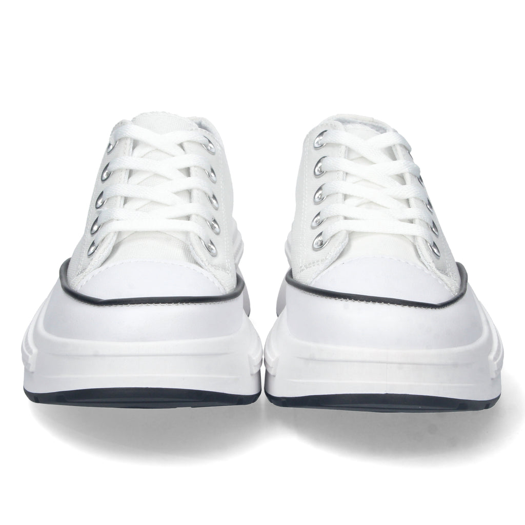 Zapatilla Bamba Plana Comoda Blanca para Mujer