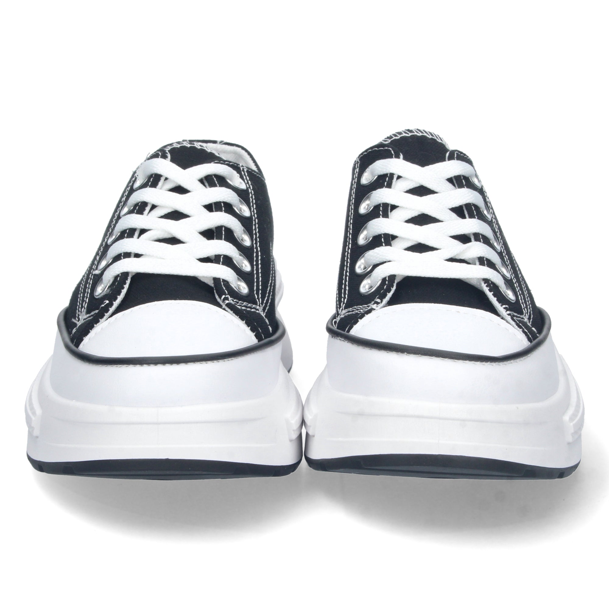 Zapatilla Bamba Plana Comoda Negra para Mujer