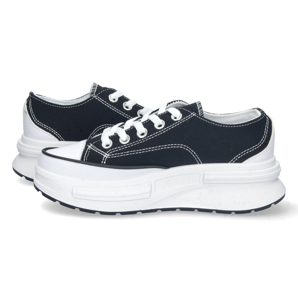 Zapatilla Bamba Plana Comoda Negra para Mujer