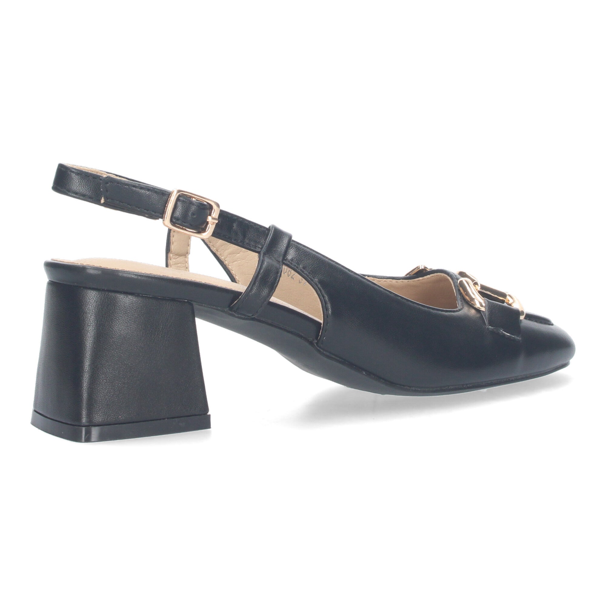 Zapatos De Salon Negros de Tacon Bajo Para Mujer
