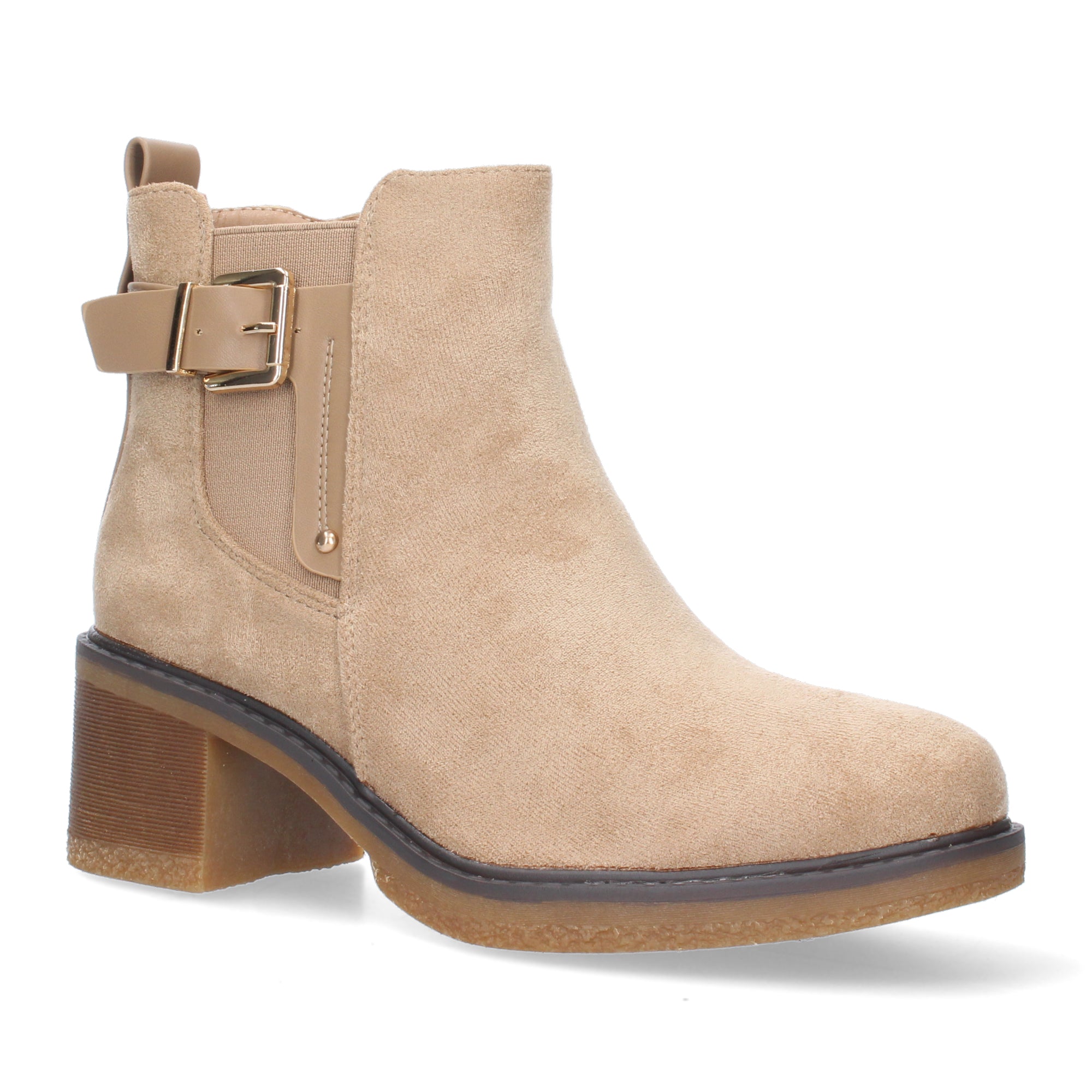 Botin Aterciopelado de Tacon para Mujer