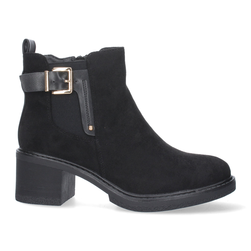 Botin Aterciopelado de Tacon para Mujer