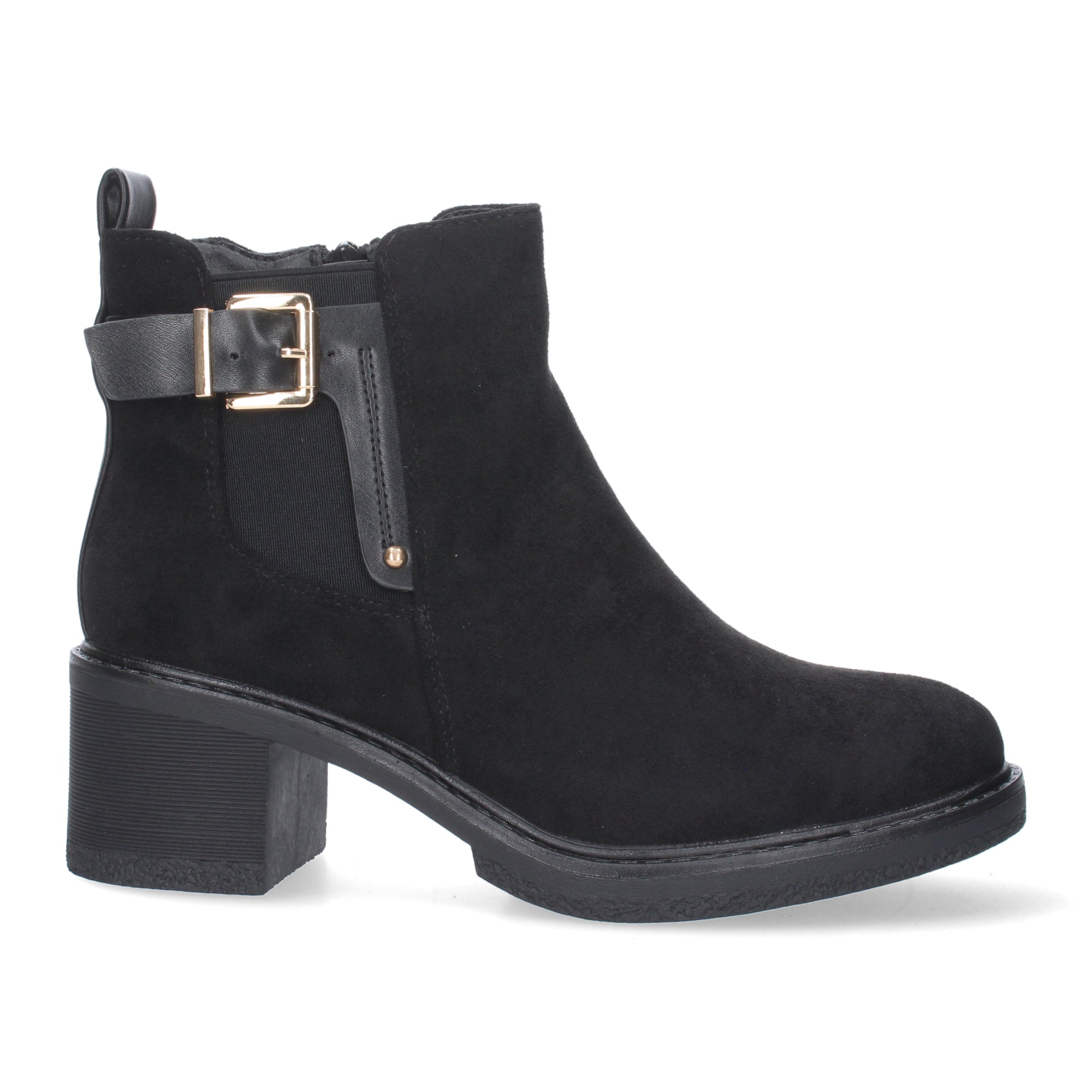 Botin Aterciopelado de Tacon para Mujer