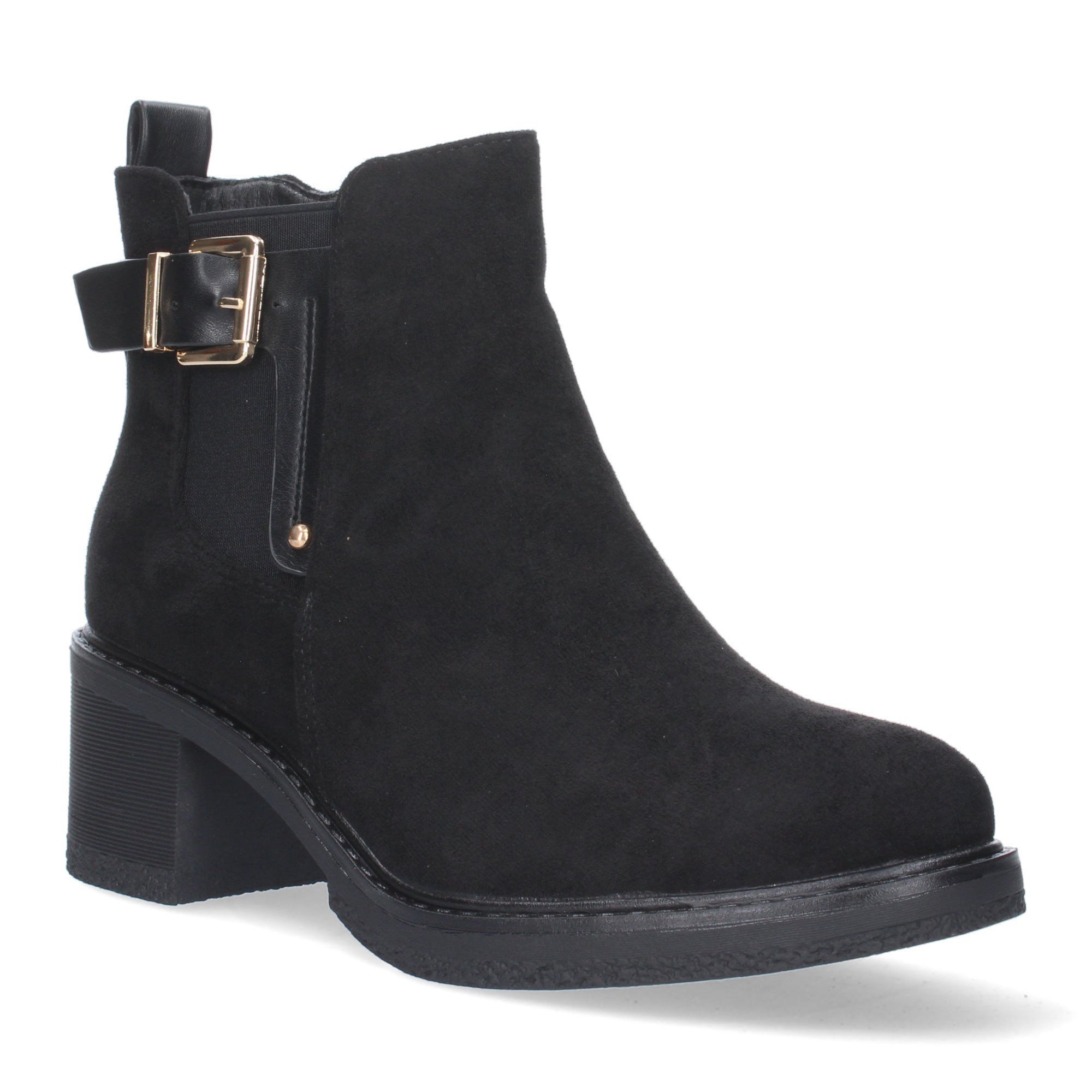 Botin Aterciopelado de Tacon para Mujer