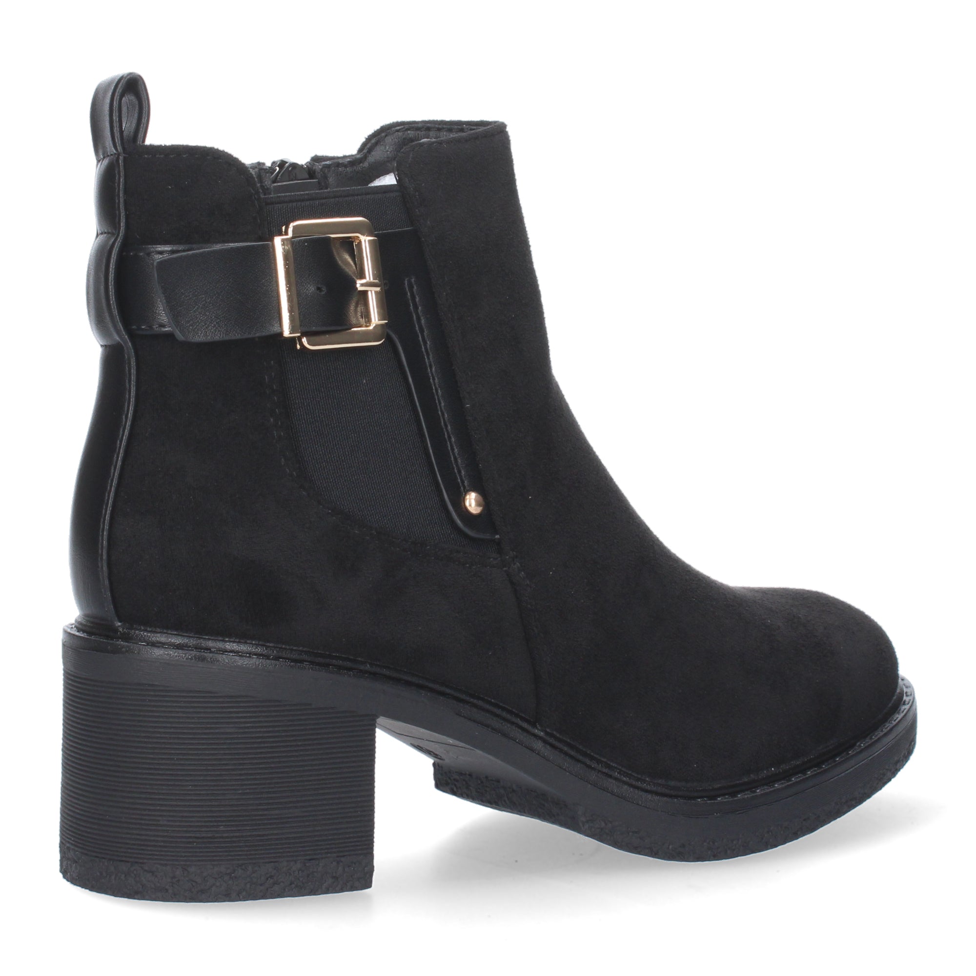 Botin Aterciopelado de Tacon para Mujer