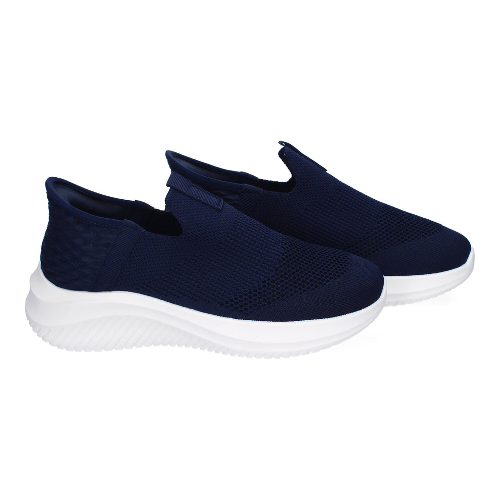 Zapatillas  Deportivas  Planas  Azules Elegantes  para Mujer