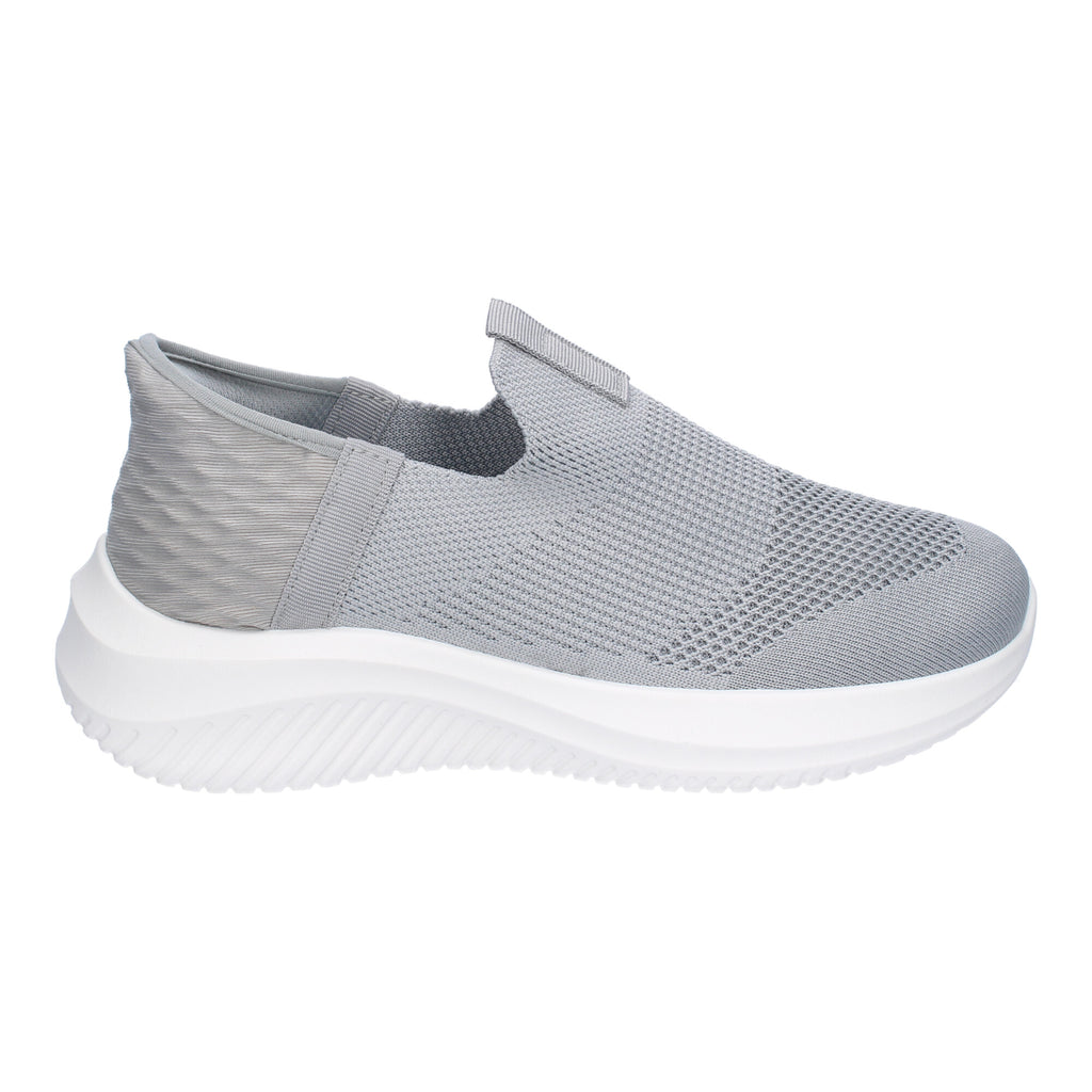 Zapatillas Deportivas Planas  Grises Elegantes para Mujer