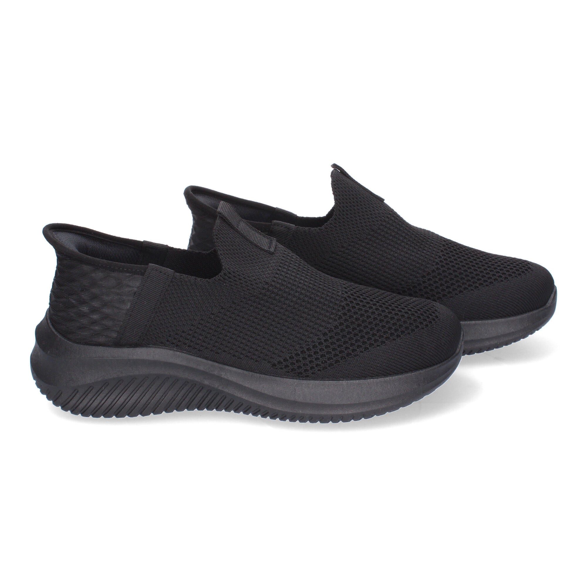 Zapatillas Deportivas Planas Negras Elegantes  para Mujer