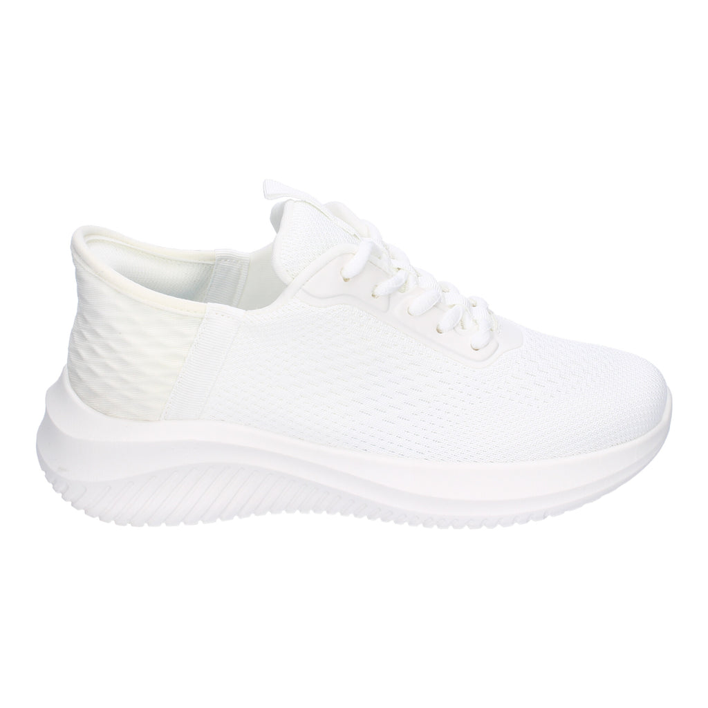 Zapatillas Deportivas Planas  Blancas Elegantes  para Mujer