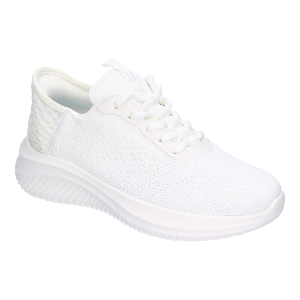 Zapatillas Deportivas Planas  Blancas Elegantes  para Mujer