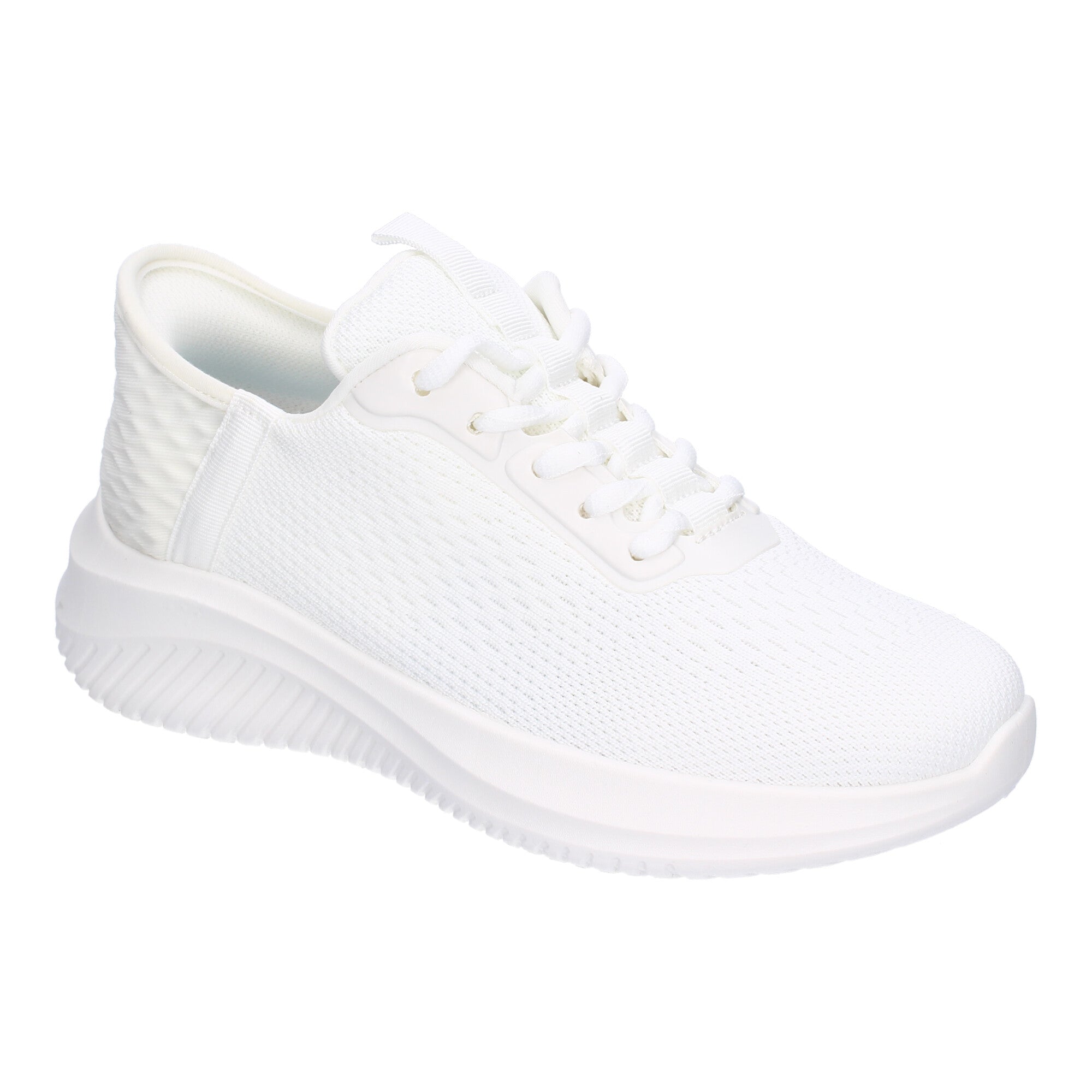 Zapatillas Deportivas Planas  Blancas Elegantes  para Mujer