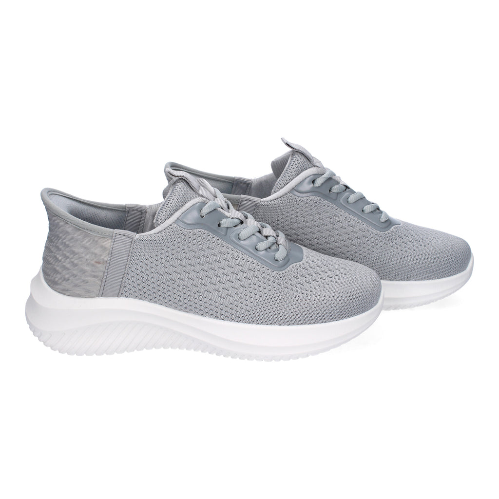 Zapatillas Deportivas Planas  Grises Elegantes  para Mujer