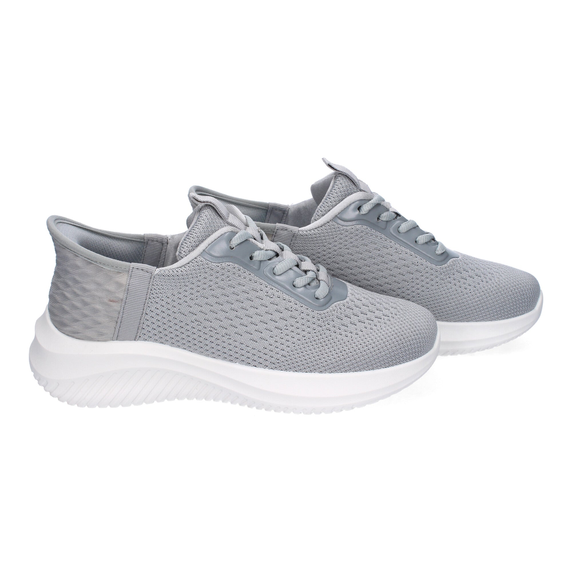 Zapatillas Deportivas Planas  Grises Elegantes  para Mujer