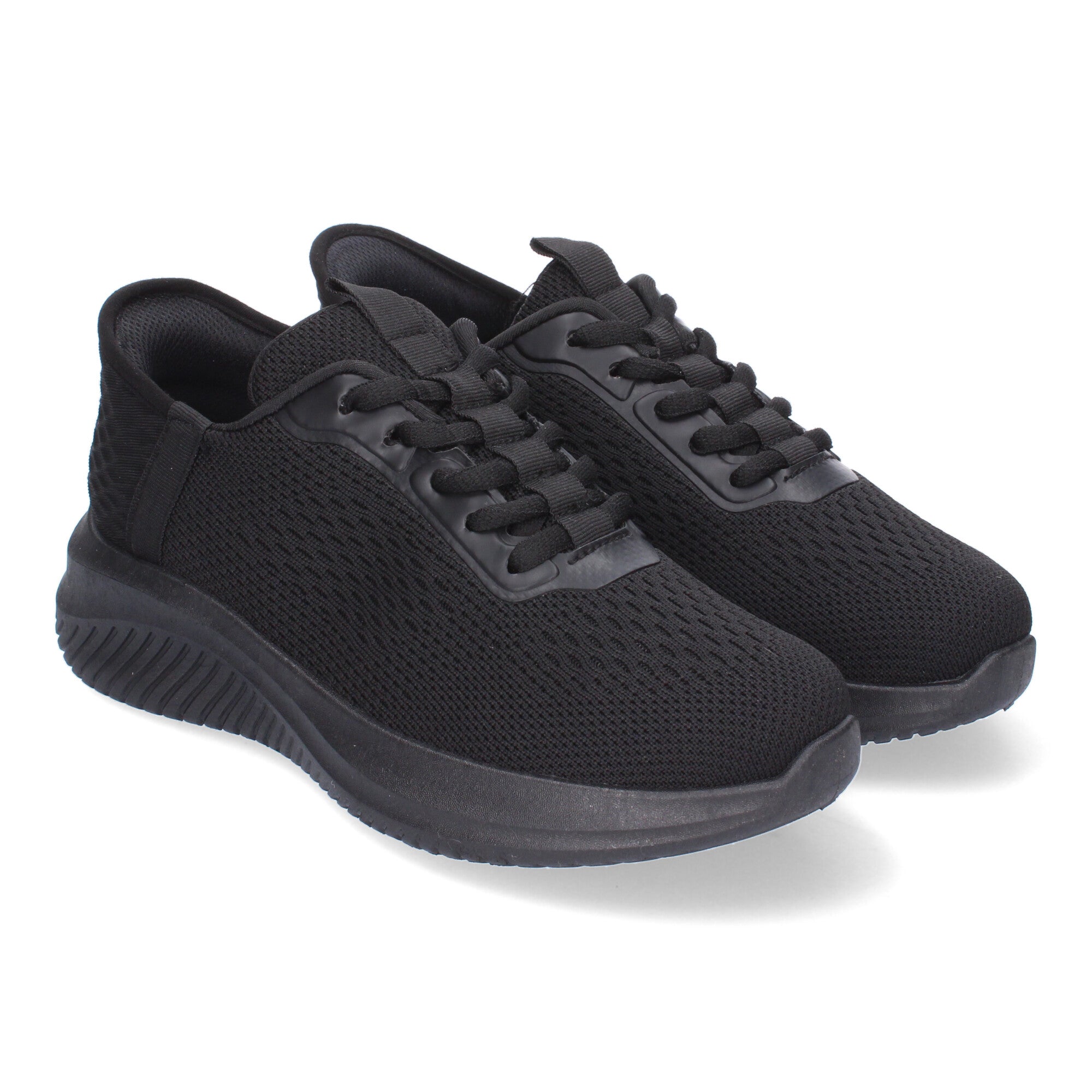 Zapatillas Deportivas Planas  Negras Elegantes  para Mujer