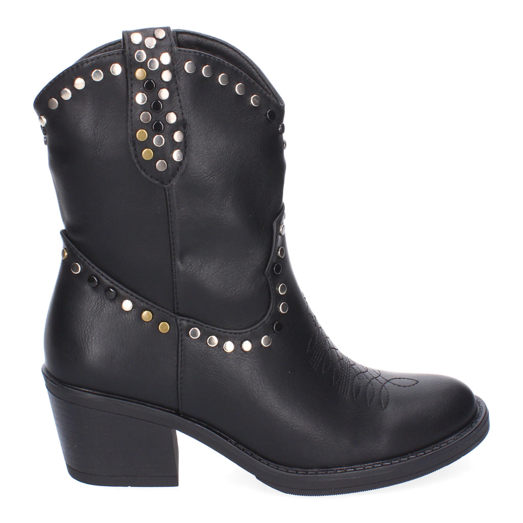 Botines Camperos Con Tachuelas Para Mujer
