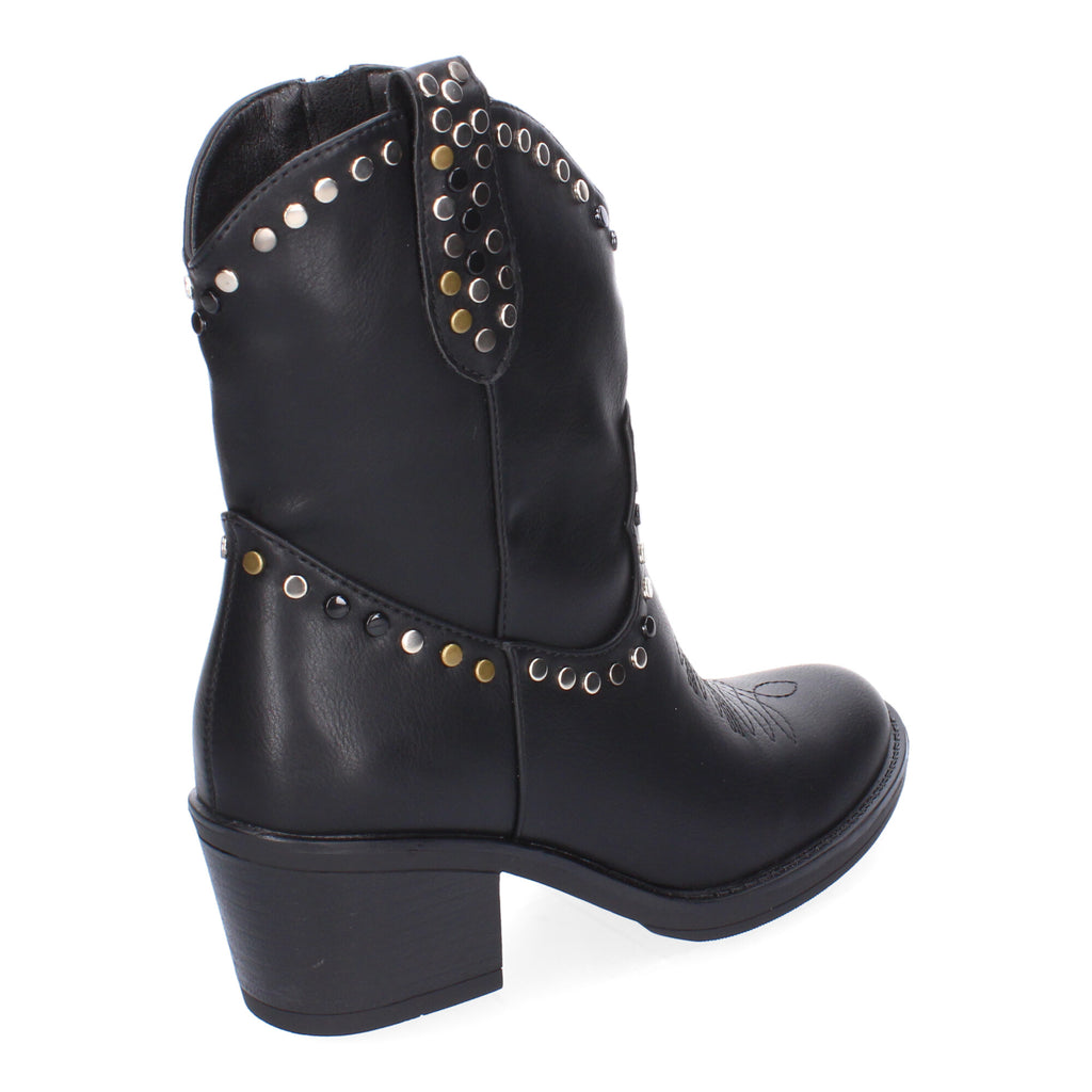 Botines Camperos Con Tachuelas Para Mujer