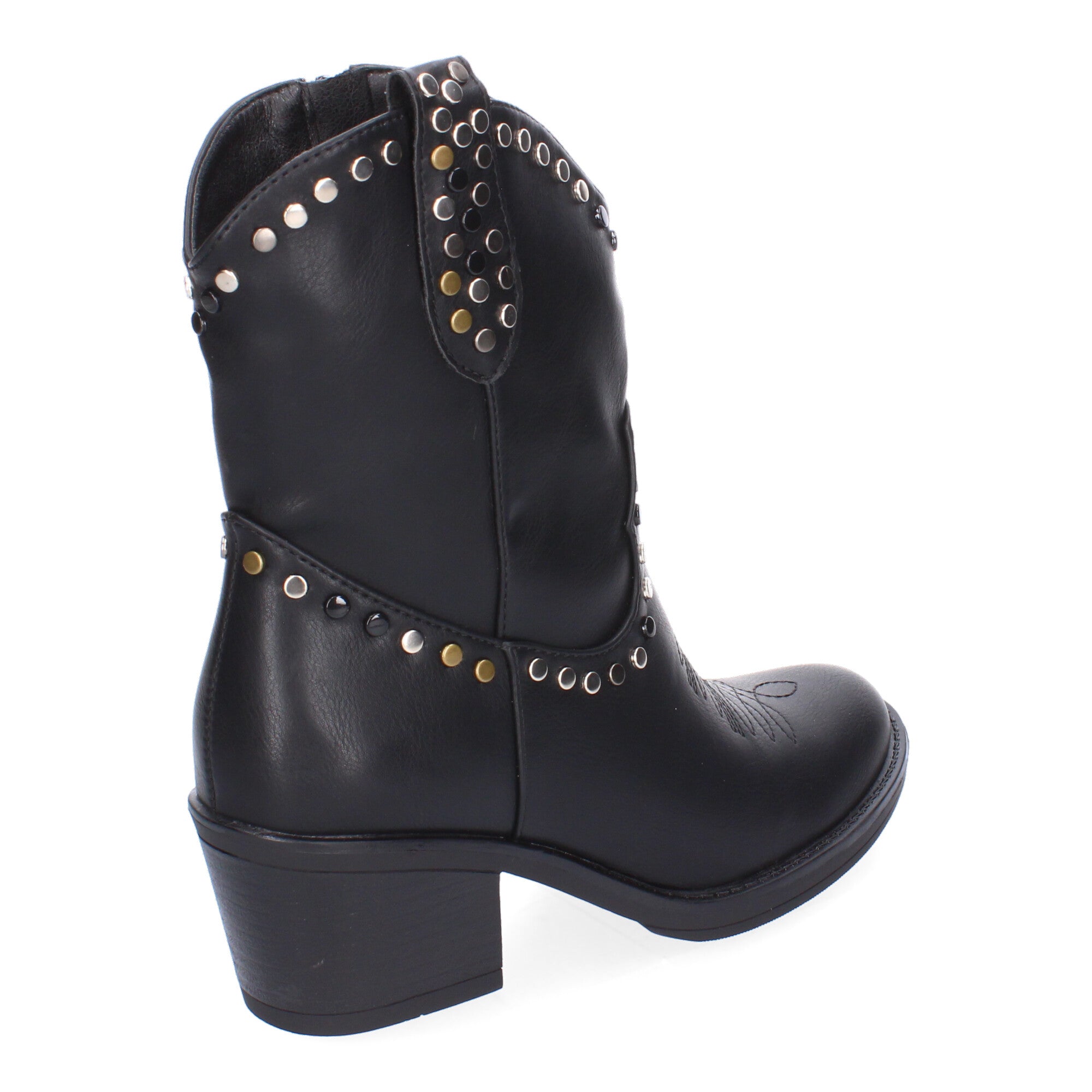 Botines Camperos Con Tachuelas Para Mujer