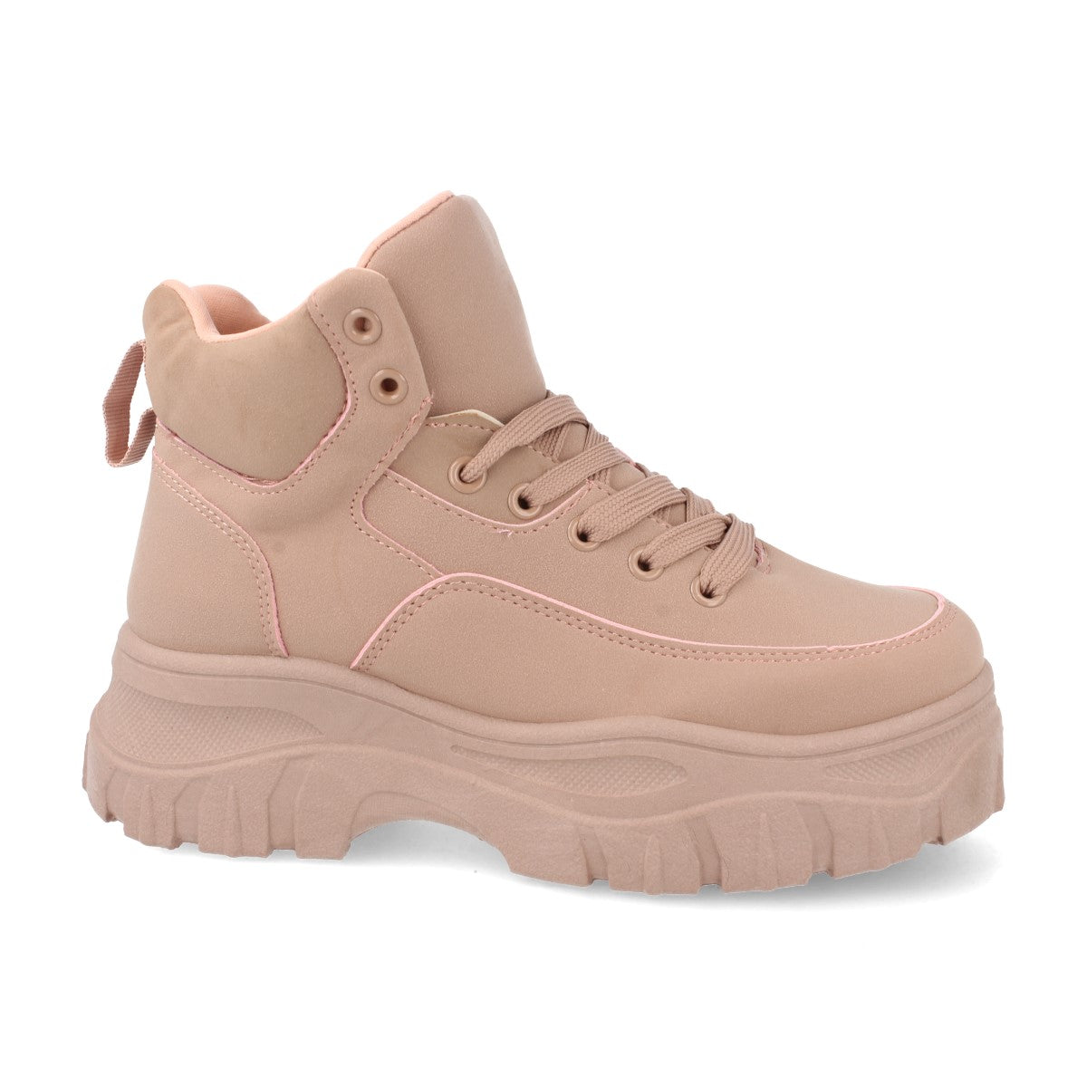 Botas de Mujer con Plataforma y Cordones Otoño Invierno