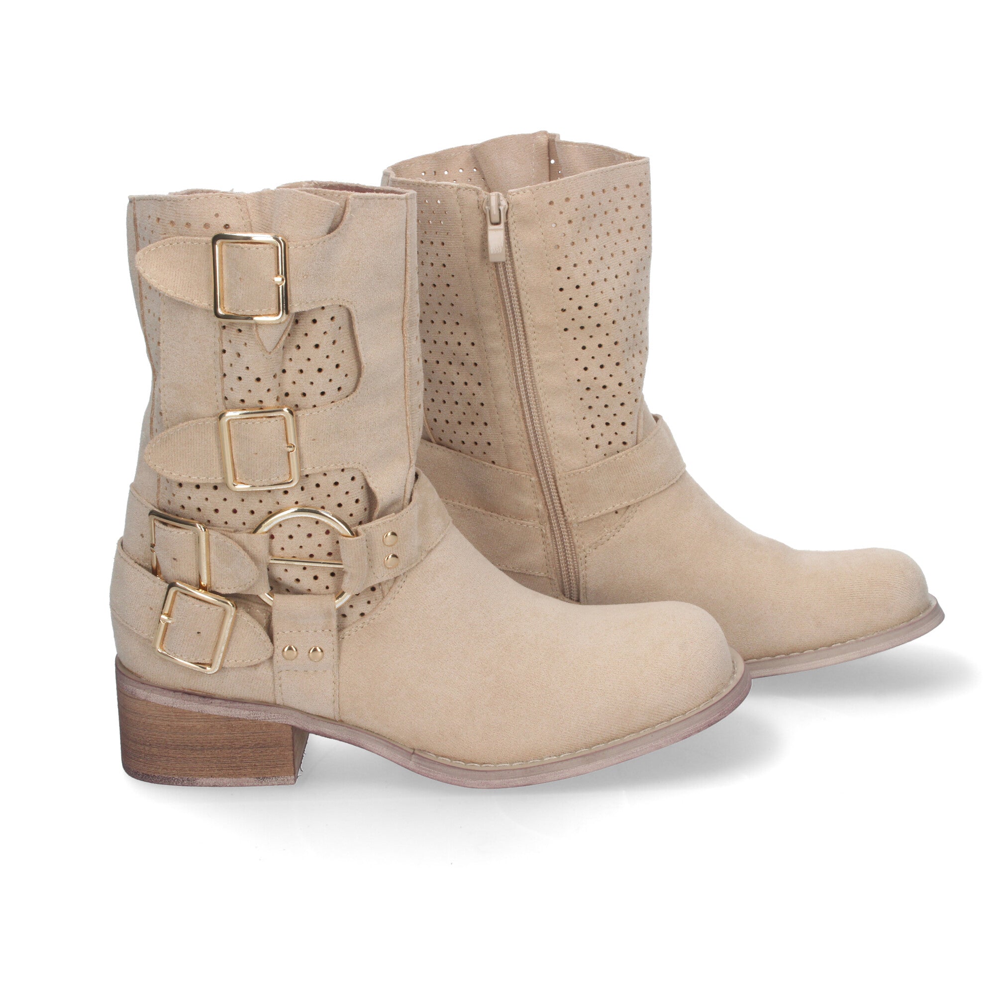 Botines de Mujer con Tacón Bajo