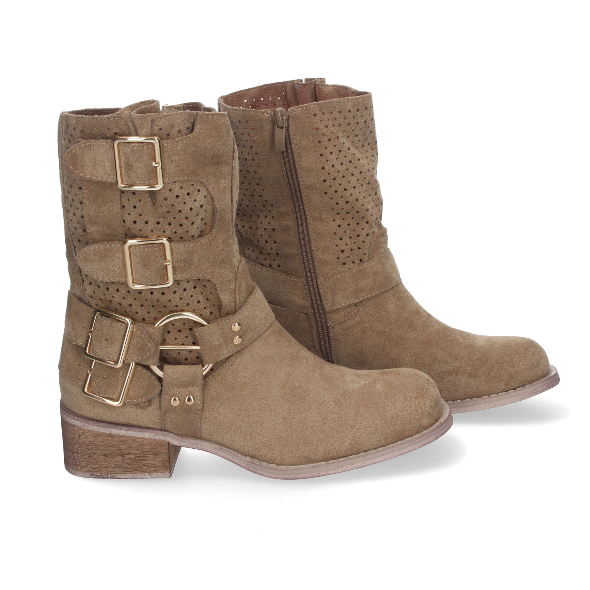Botines de Mujer con Tacón Bajo