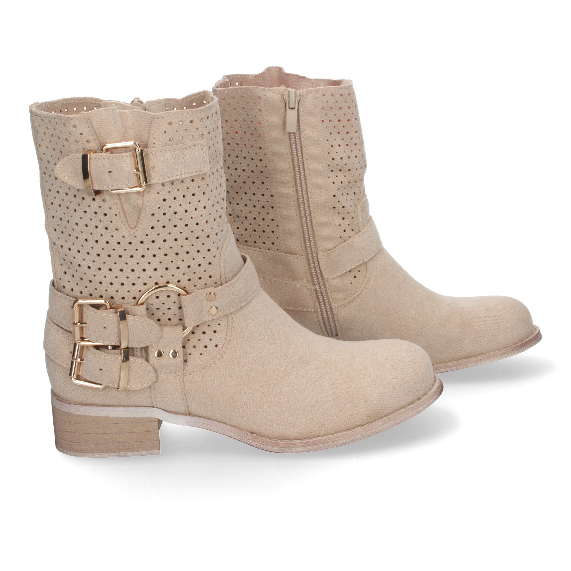 Botines de Mujer con Tacón Bajo