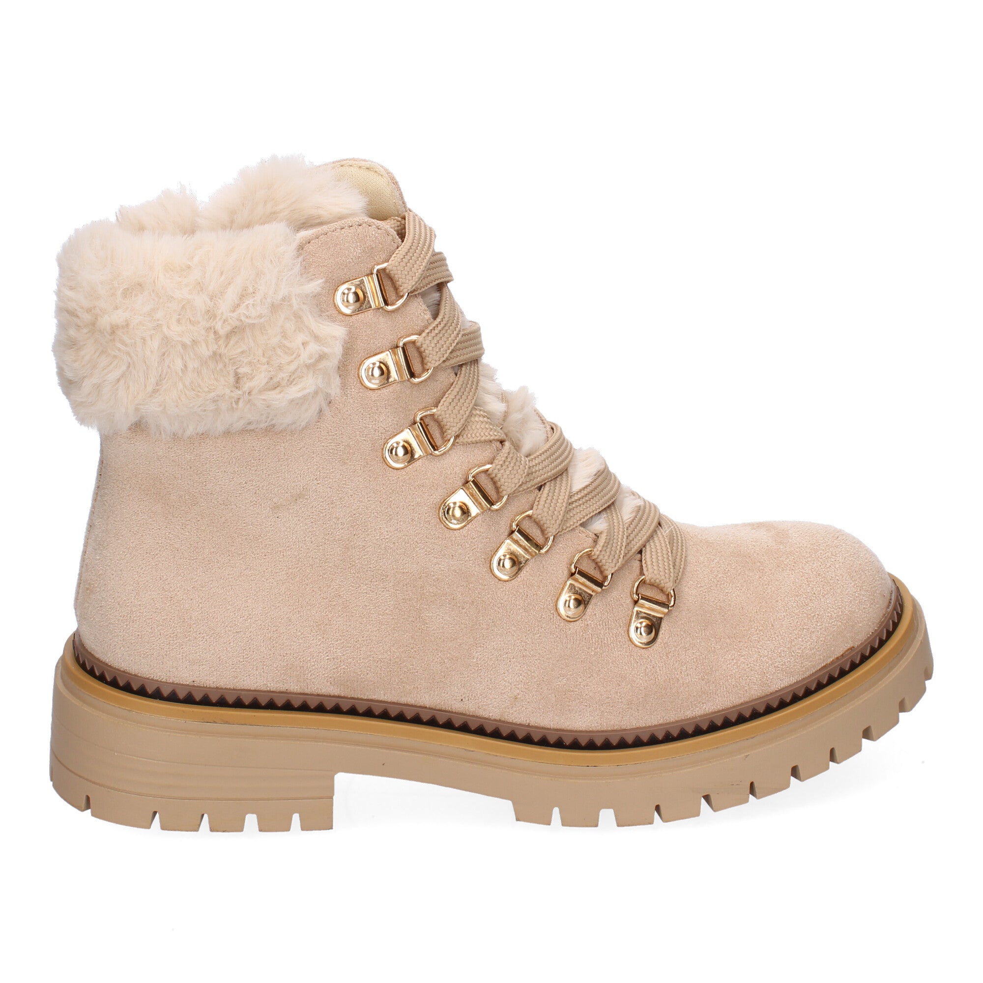 Botines  Dentados Y De Pelo Para Mujer