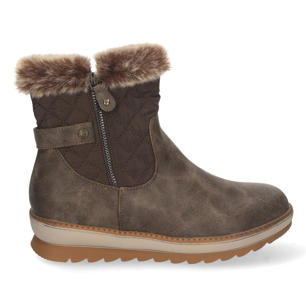Botin Plano de Pelo para Mujer