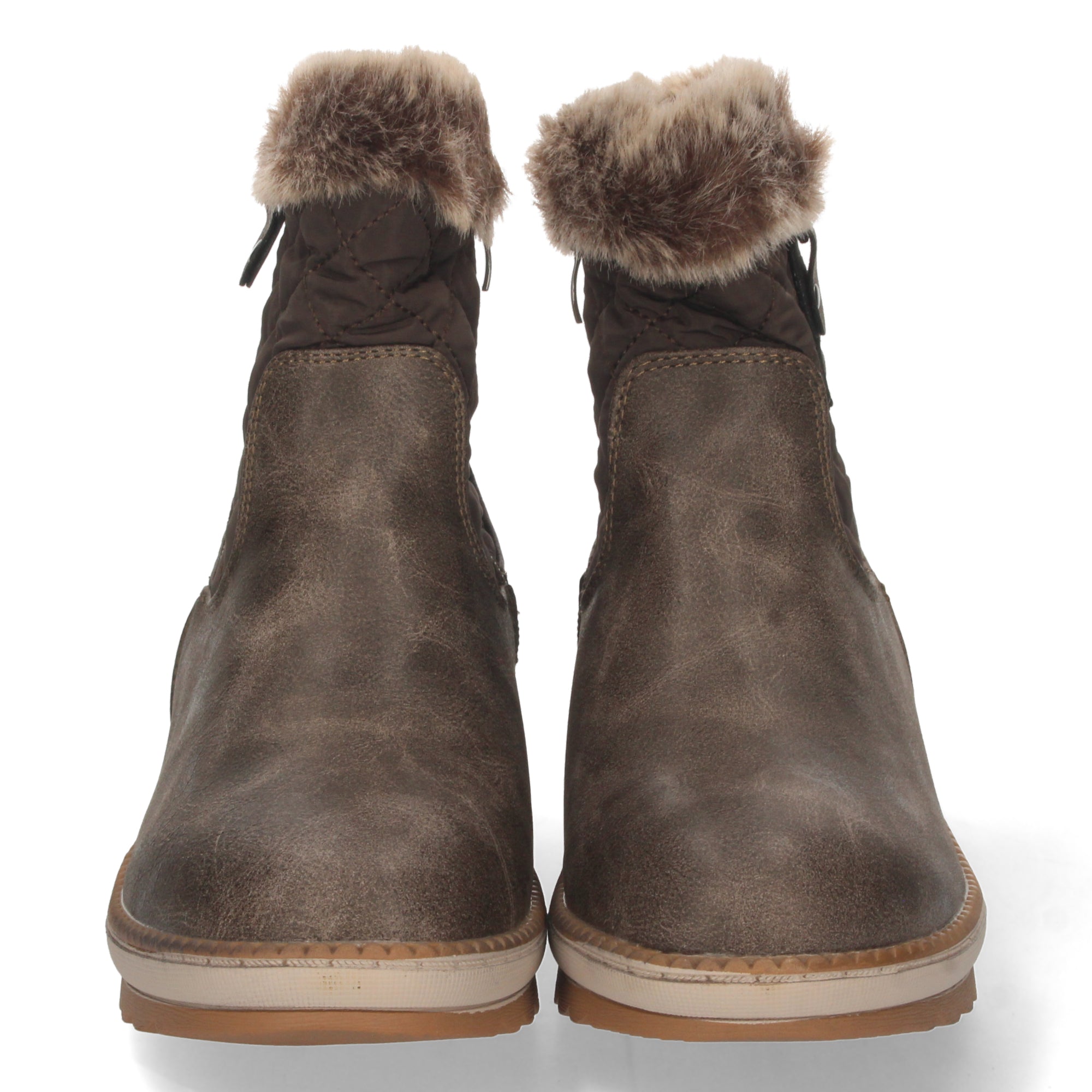 Botin Plano de Pelo para Mujer