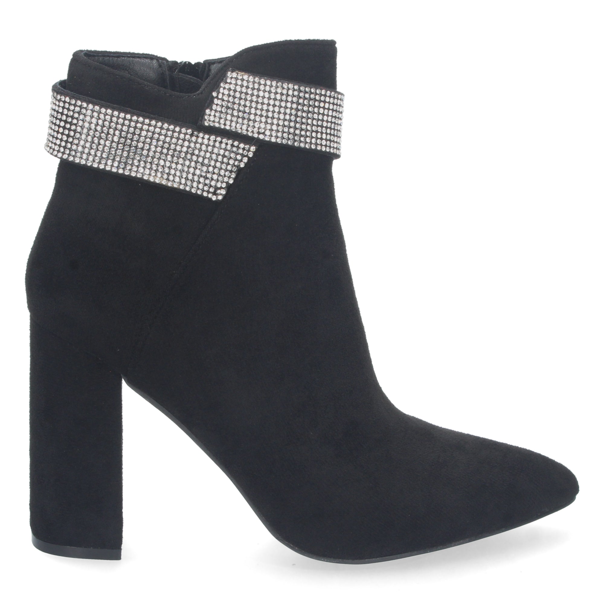 Botin de Punta Fina,  Strass Y De Tacon Para Mujer