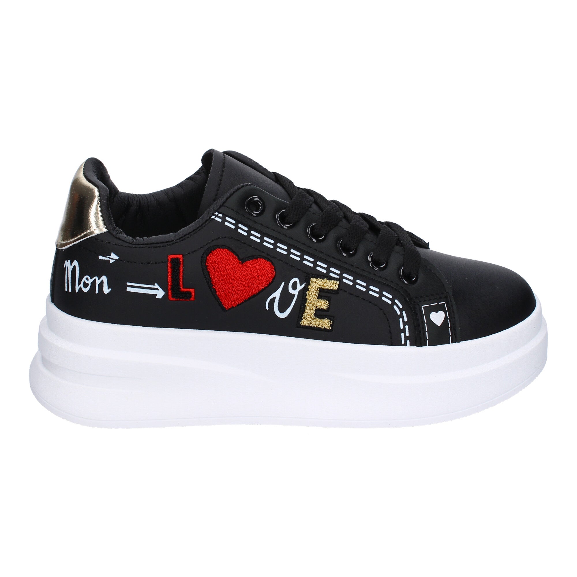 Zapatillas Casual Modernas Negras Y Blancas Para Mujer