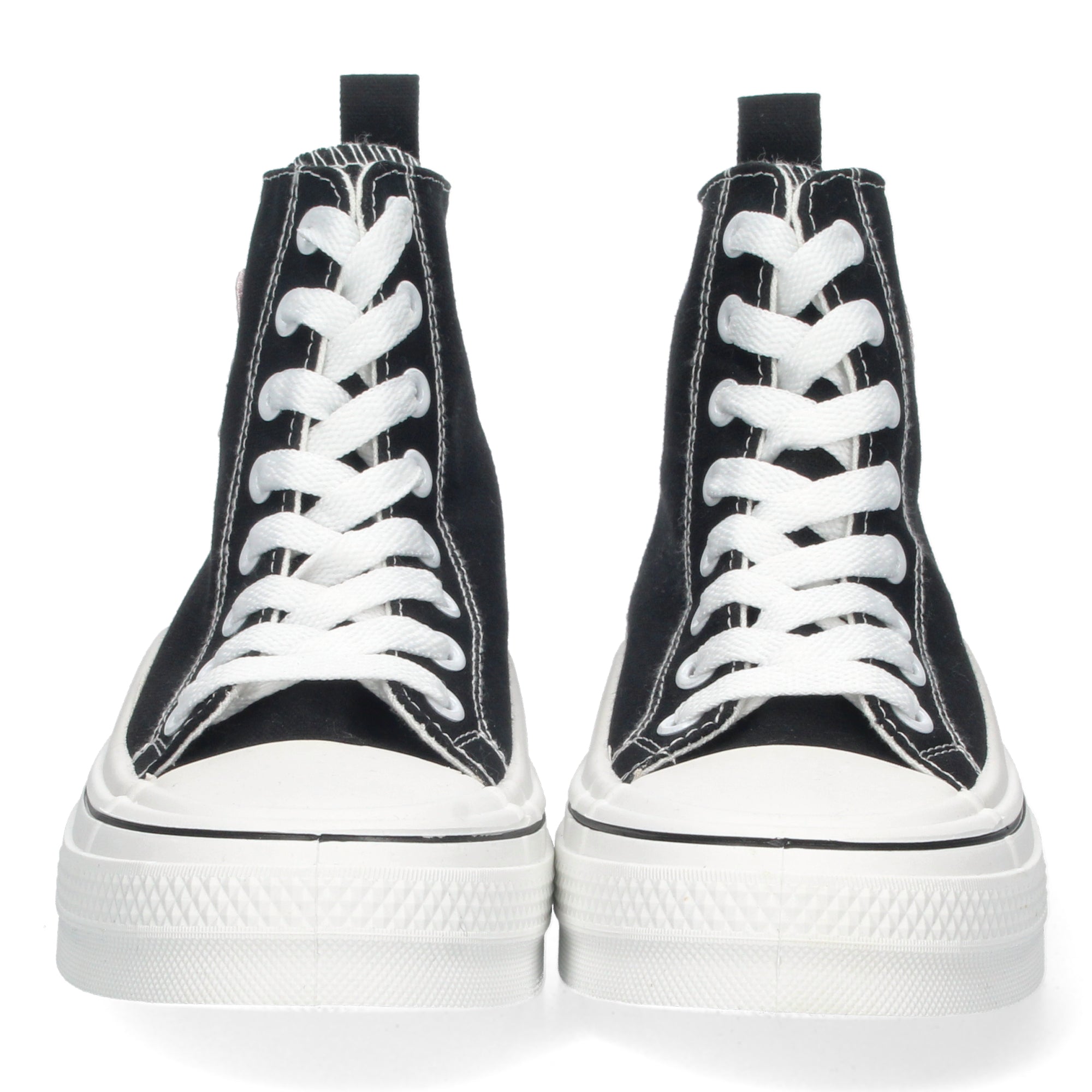 Zapatilla Abotinada  Blanca Comoda Con Corazon Para Mujer