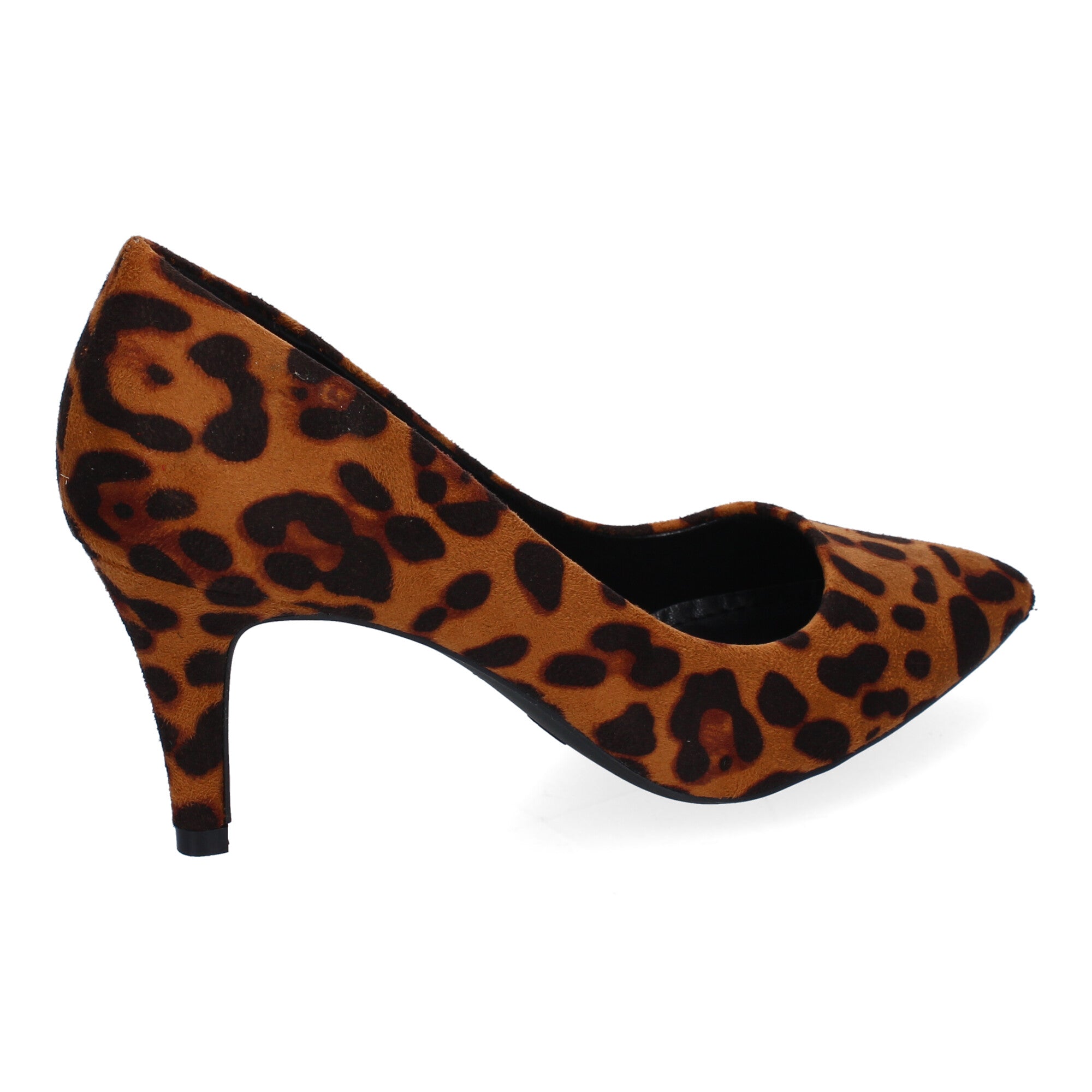 Zapato Leopardo Animal Print de Salón con Tacón Fino Para Mujer
