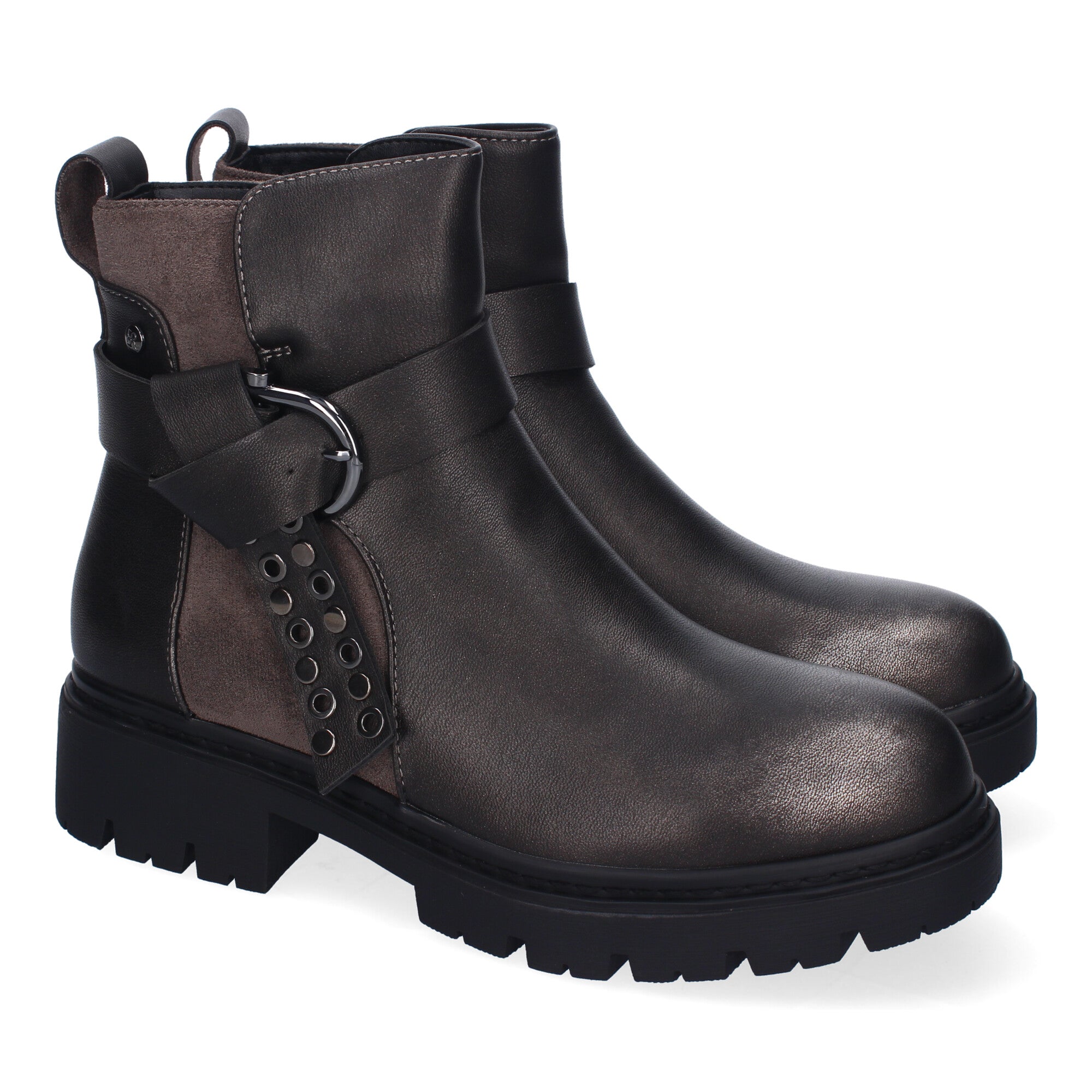 Botines de Mujer Comodos y Elegantes con Lazo Metalico