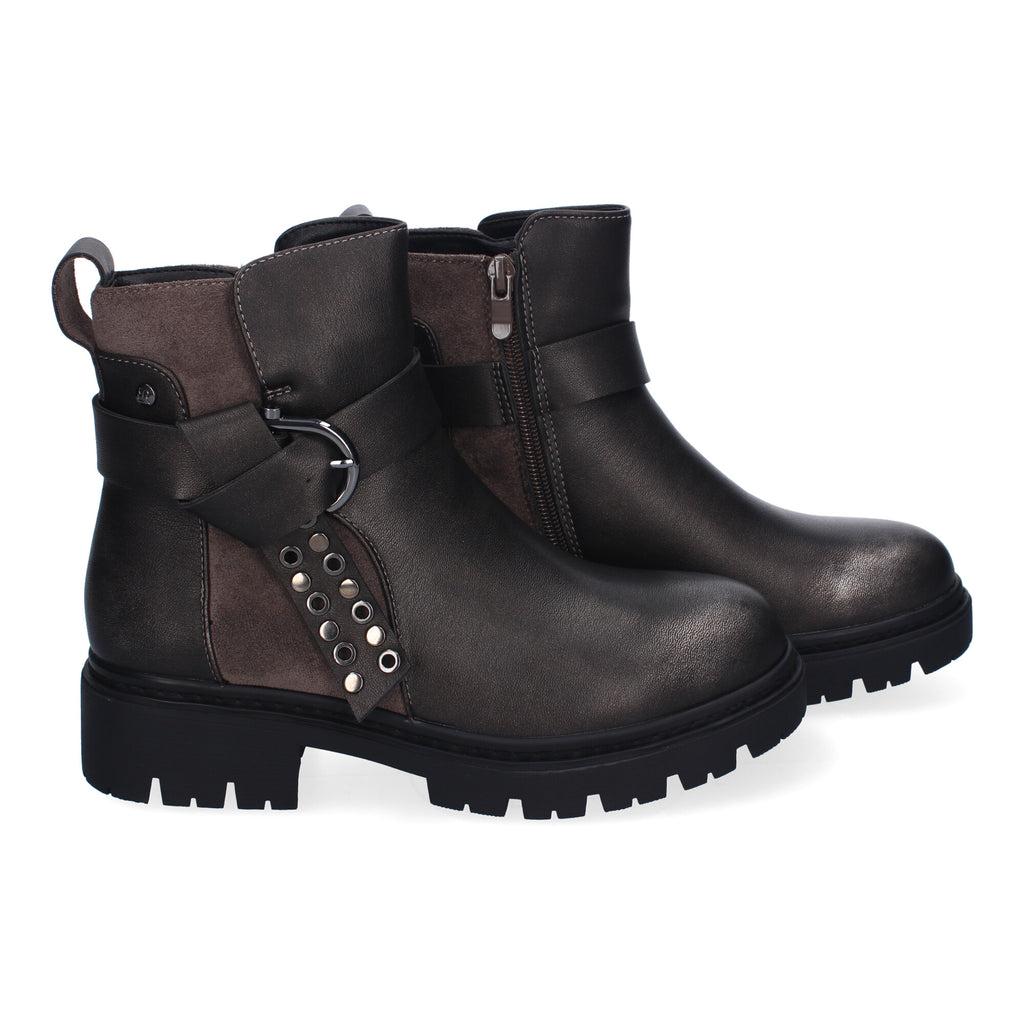 Botines de Mujer Comodos y Elegantes con Lazo Metalico