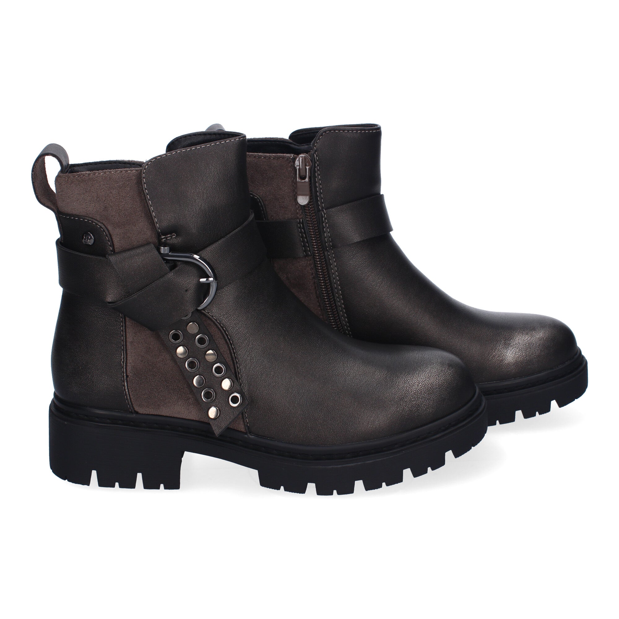 Botines de Mujer Comodos y Elegantes con Lazo Metalico