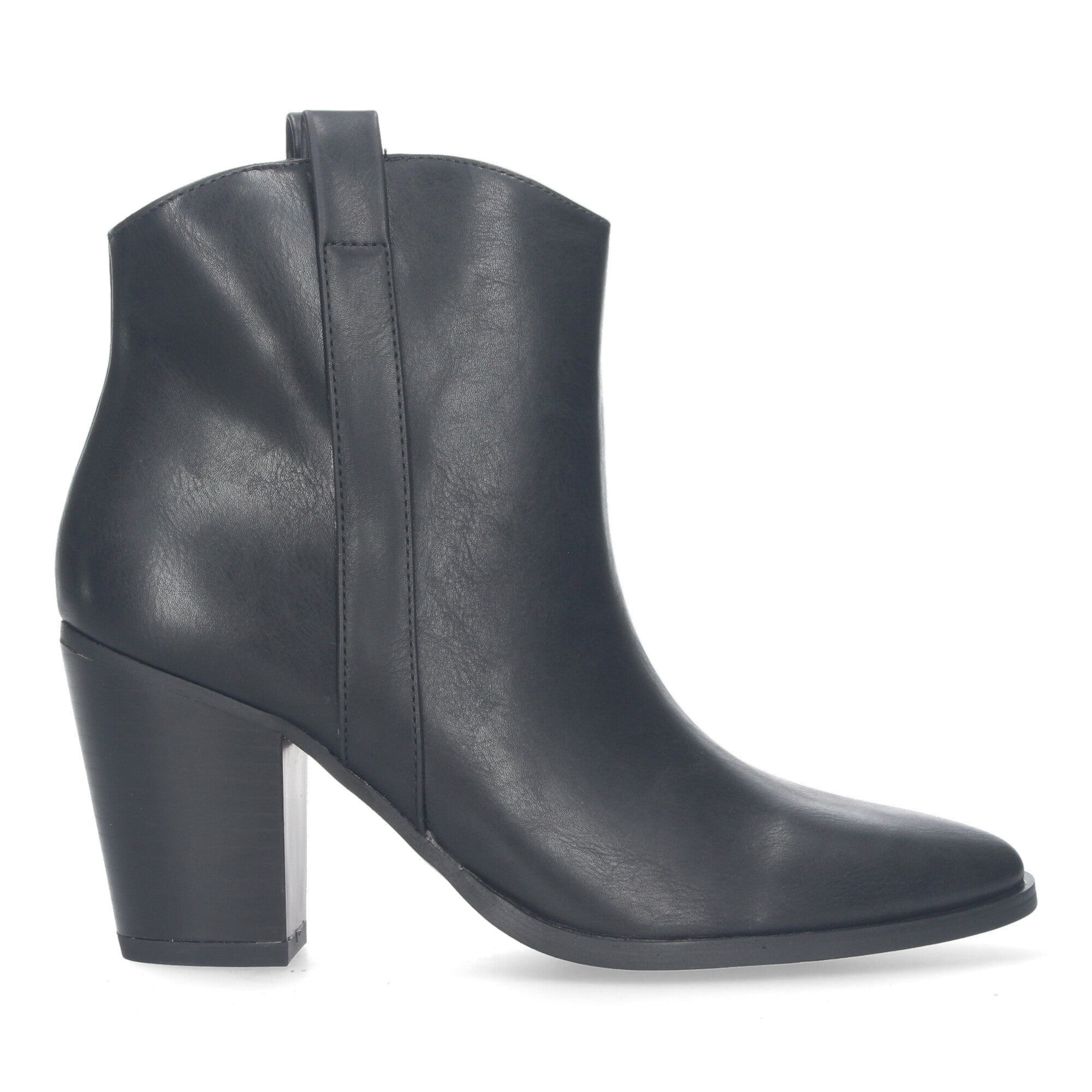 Botin Aterciopelado  De tacon Para Mujer