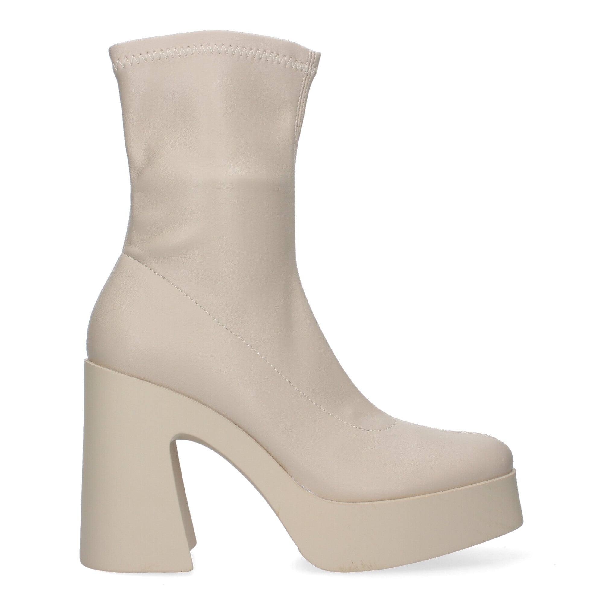 Botin  De Tacon Con Plataforma Para Mujer