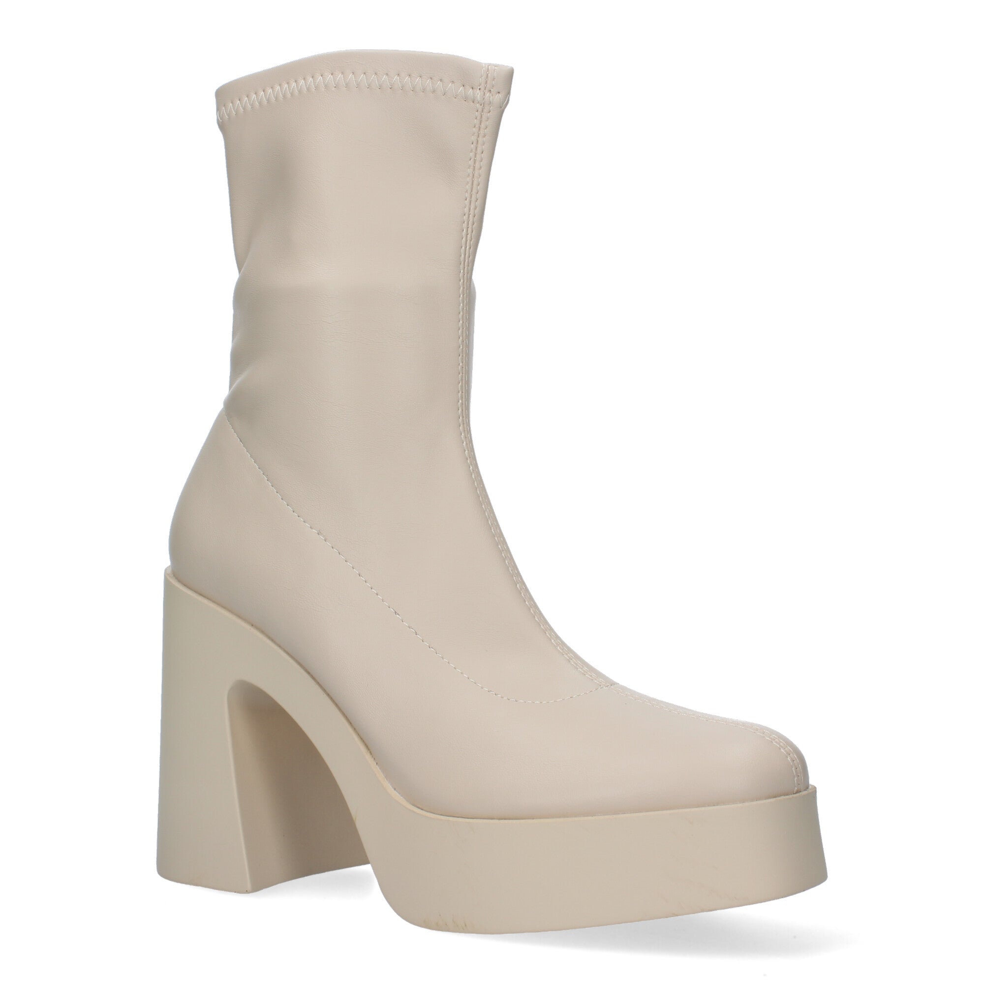Botin  De Tacon Con Plataforma Para Mujer