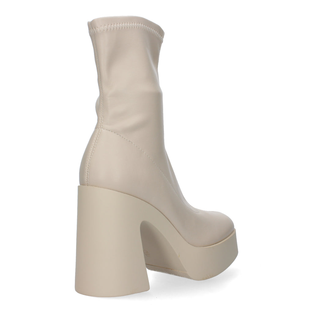 Botin  De Tacon Con Plataforma Para Mujer