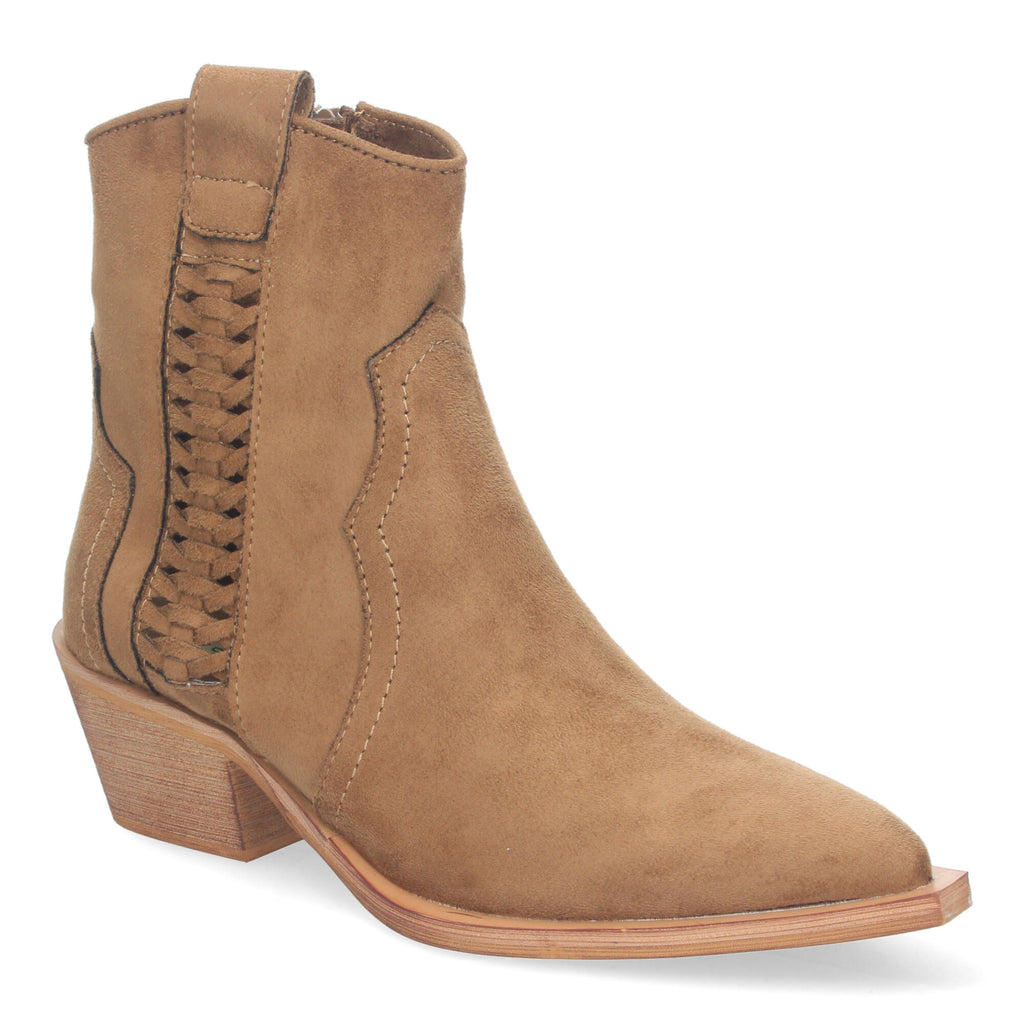 Botines Elegantes de Mujer con Tacón Detalles Trenzado