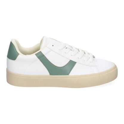 CyrenaStyle Vigo Green – Sneakers Verdes Estilo Moderno con Plataforma para Mujer | Confort y Estilo